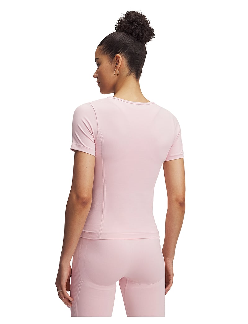 Under Armour - UA Vanish Seamless SS - t-shirts - prime pink - 3