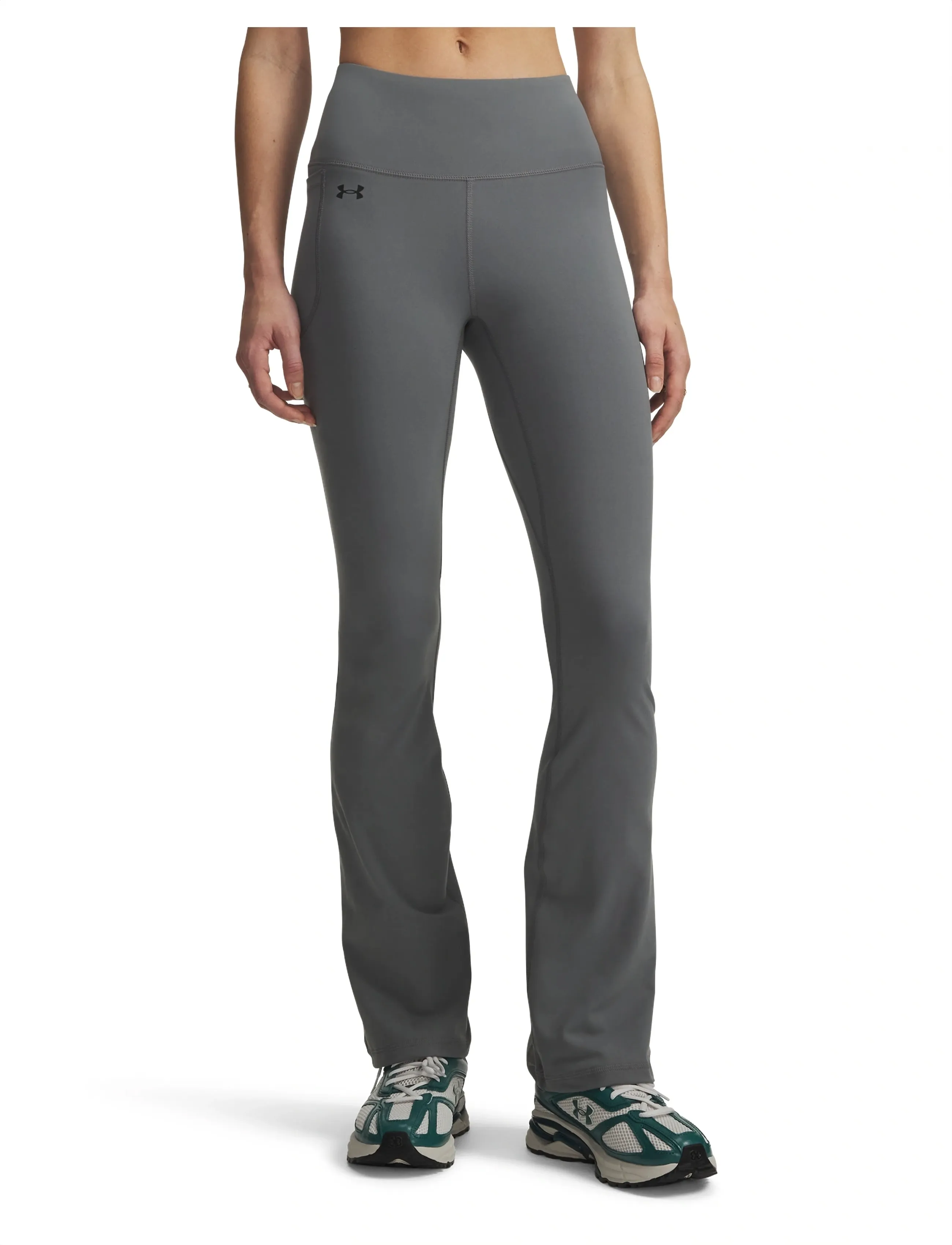 Under Armour Motion Flare Pant - Hosen - CLAY GREEN / grey