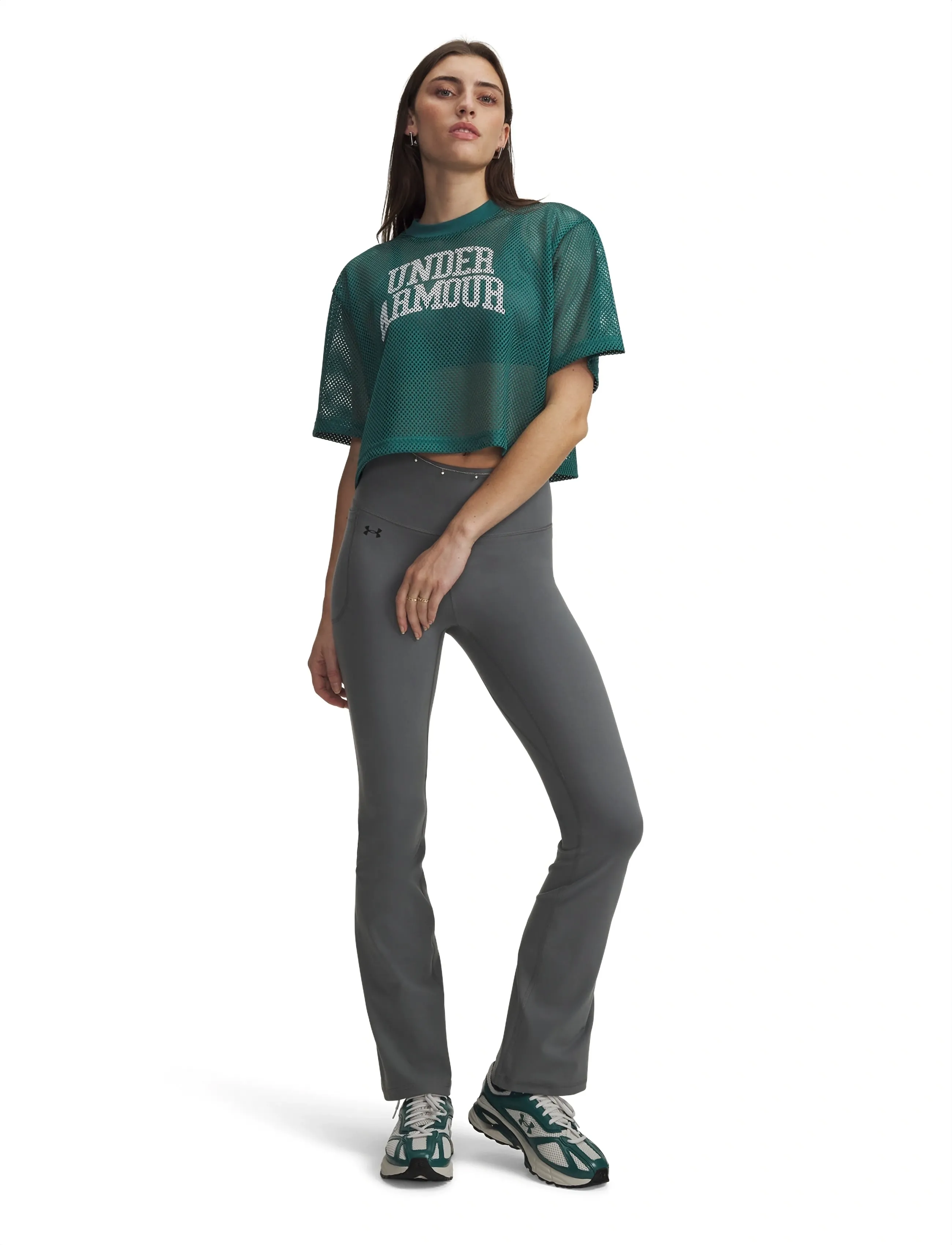 Under Armour - Motion Flare Pant - volle länge - clay green - 5
