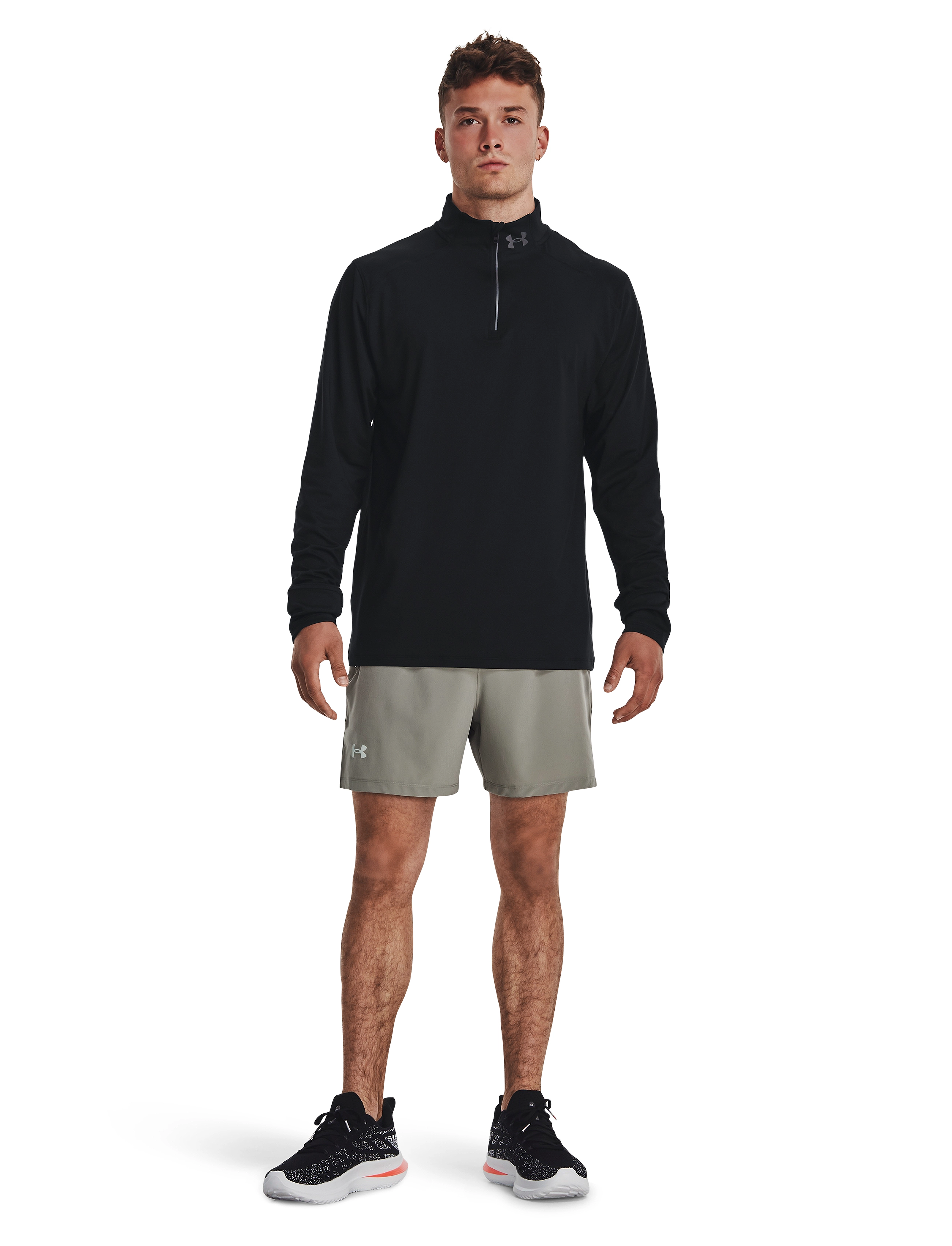 Under Armour Ua Launch Pro 1/4 Zip, XXL, Black, Sweatshirts & Hættetrøjer > Fleeces & Midlayers, Herre
