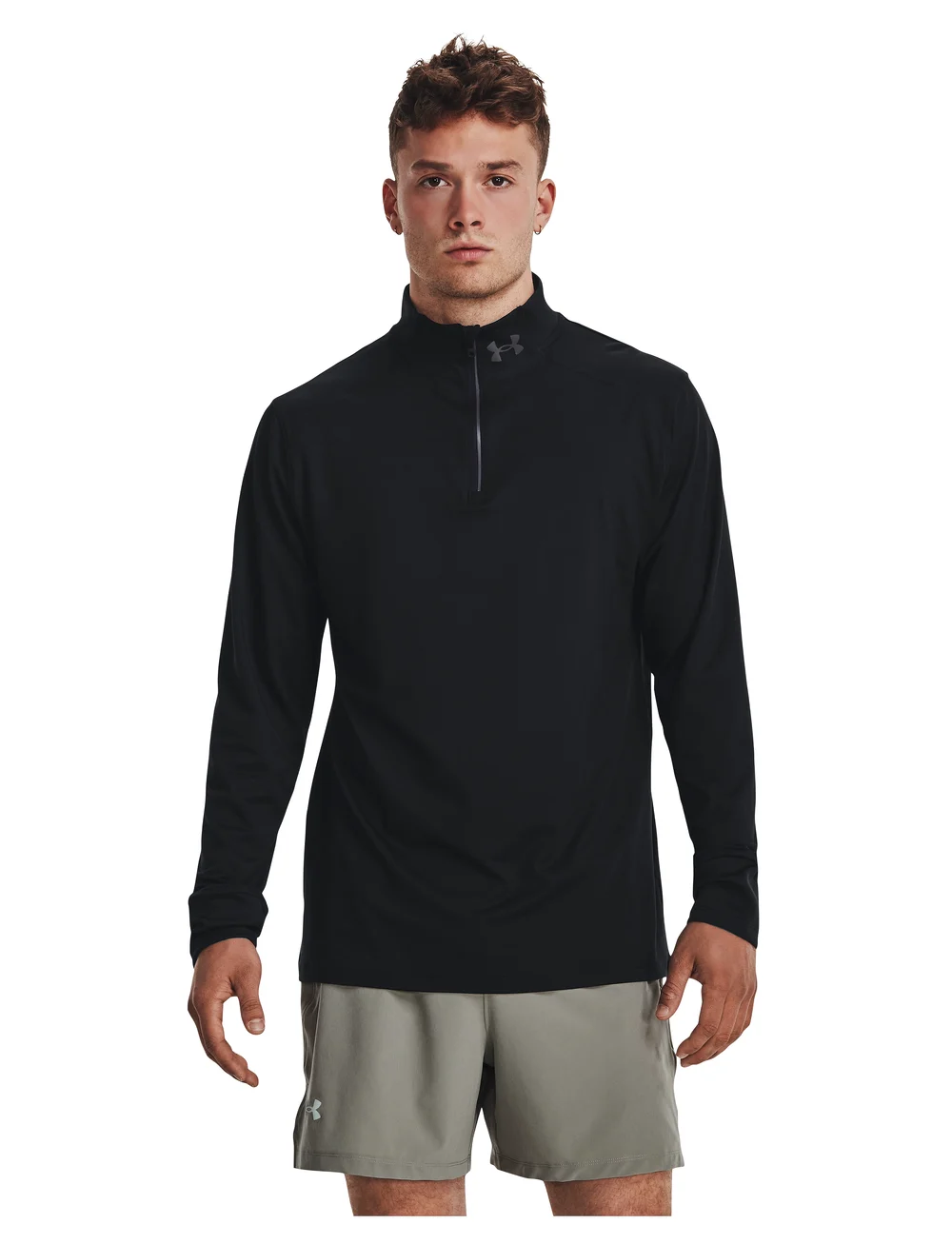 Under Armour - UA LAUNCH PRO 1/4 ZIP - fleece & mellanlager - black - 3