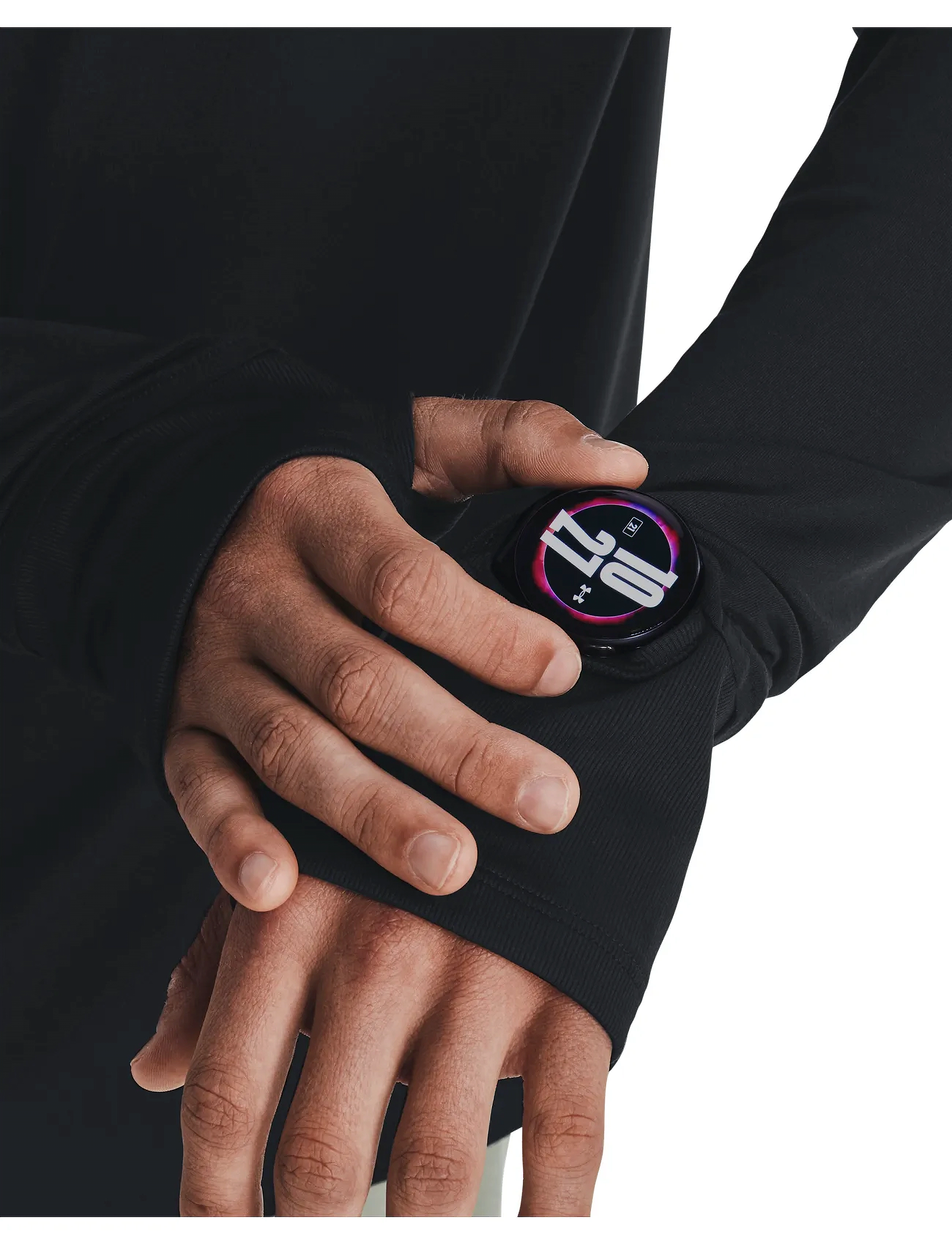 Under Armour UA LAUNCH PRO 1/4 ZIP - Streetstyle - BLACK / black