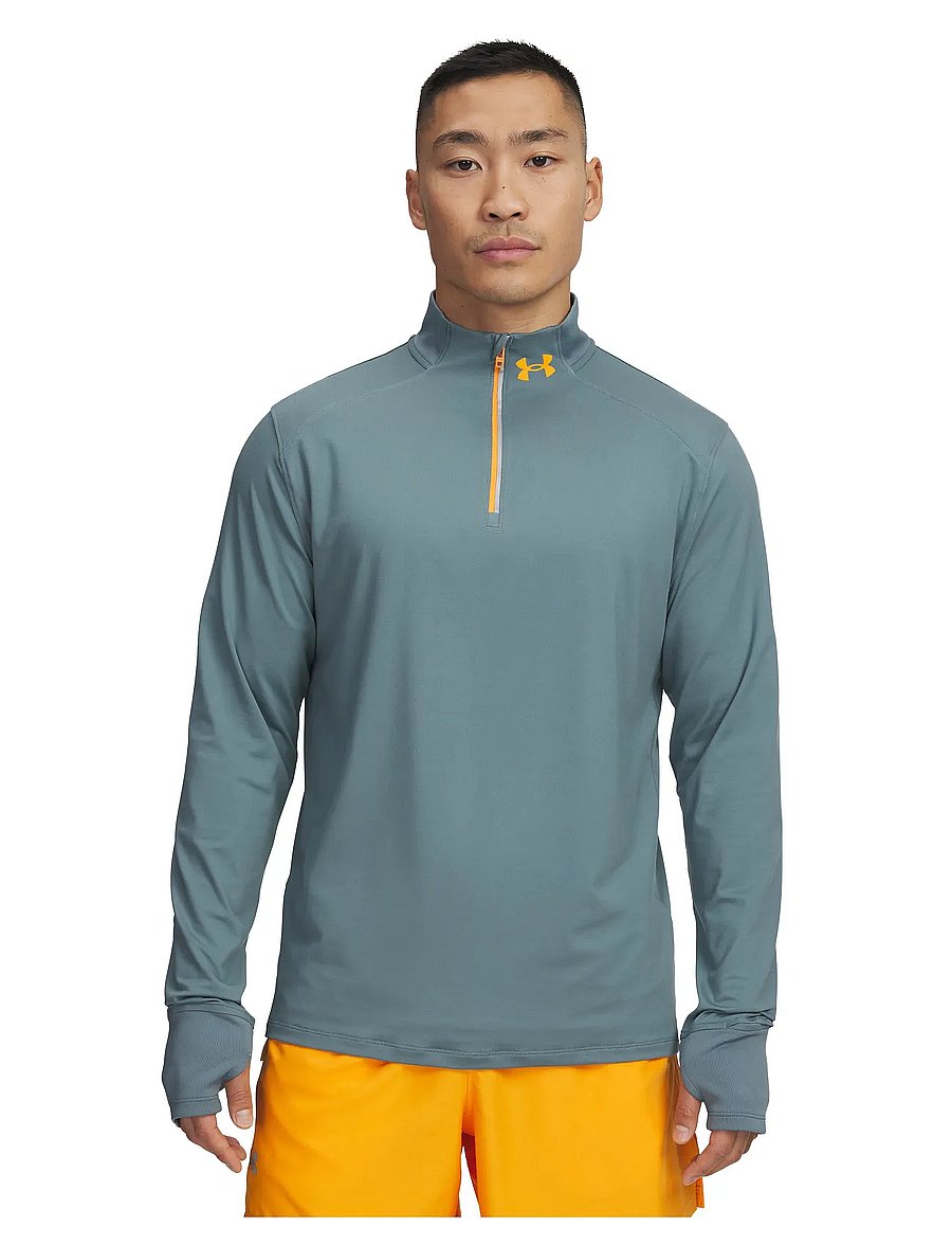 Under Armour - UA LAUNCH PRO 1/4 ZIP - kampsunid ja vahekihid - jasper blue - 0
