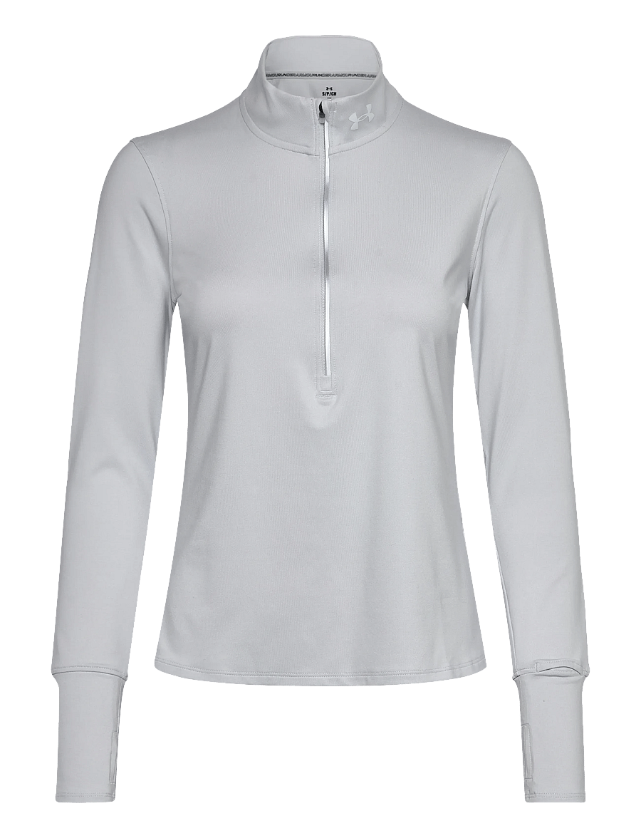 Under Armour - UA Launch Pro Half Zip - alussärgid - halo gray - 1