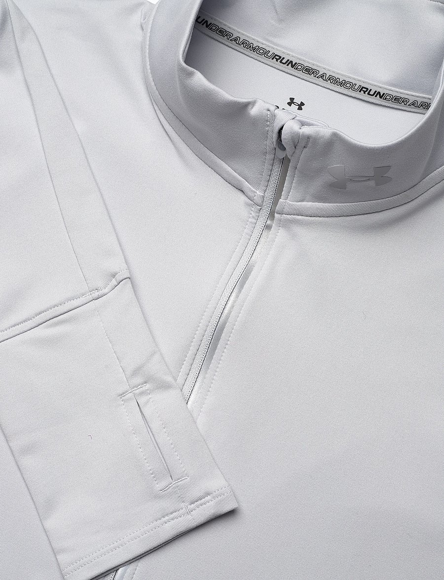 Under Armour - UA Launch Pro Half Zip - alussärgid - halo gray - 5