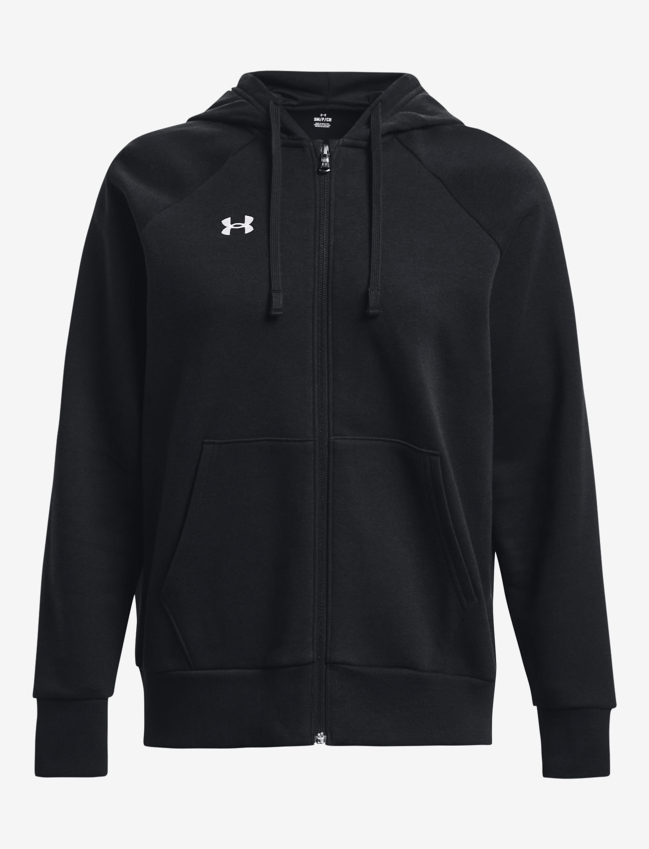 Under Armour - UA Rival Fleece FZ Hoodie - huvtröjor - black - 1