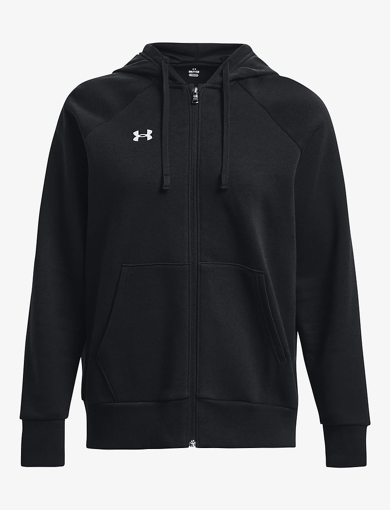 Under Armour - UA Rival Fleece FZ Hoodie - džemperi un adījumi - black - 1