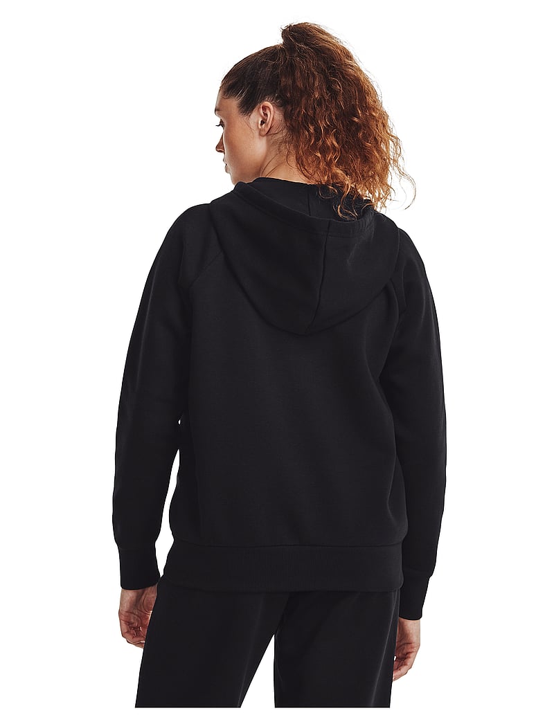 Under Armour - UA Rival Fleece FZ Hoodie - džemperi un adījumi - black - 3
