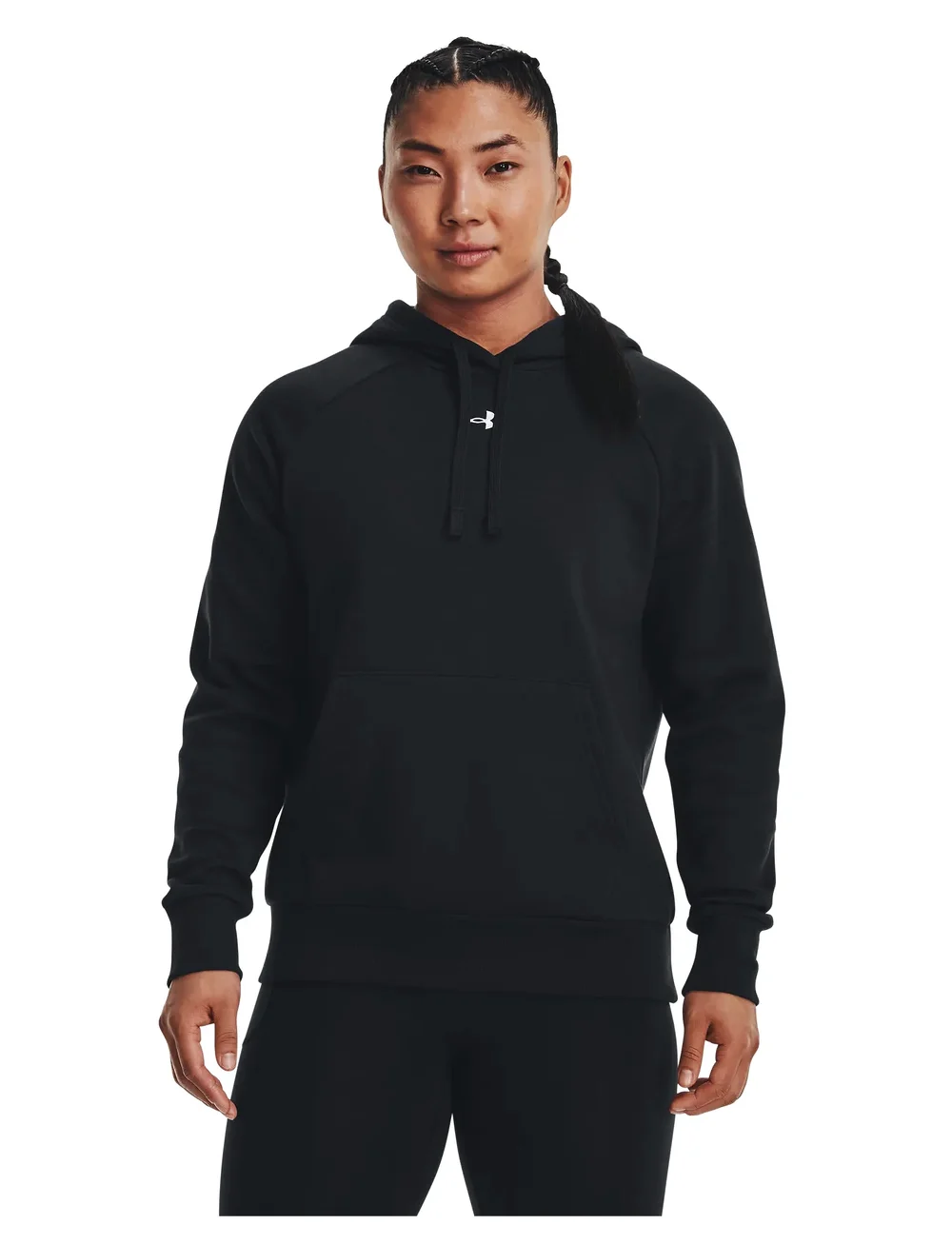 Under Armour - UA Rival Fleece Hoodie - huvtröjor - black - 0