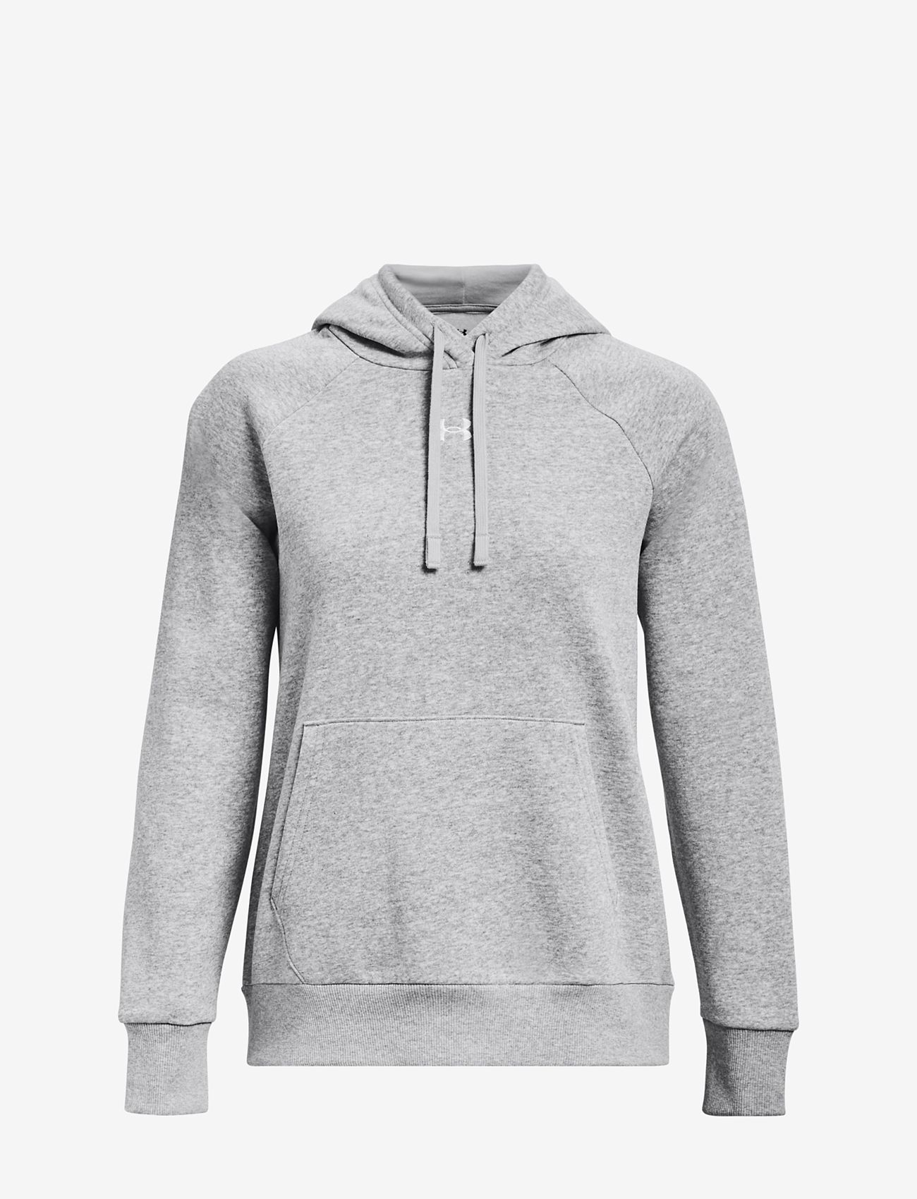 Under Armour - UA Rival Fleece Hoodie - tops - mod gray light heather - 1