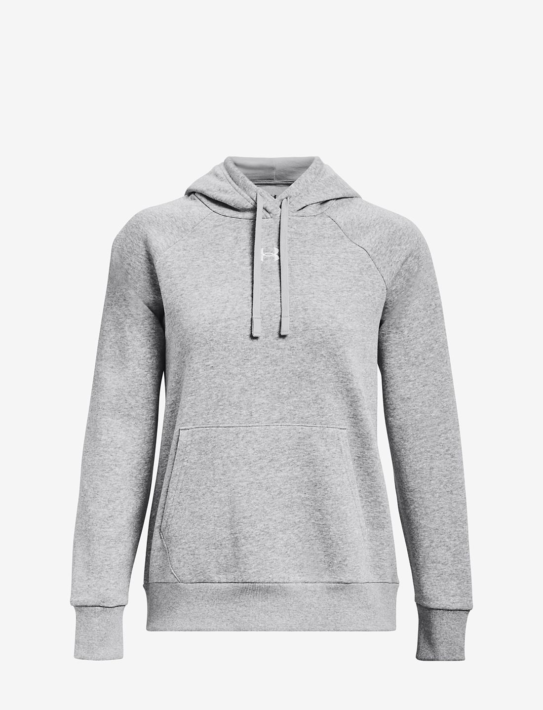 Under Armour - UA Rival Fleece Hoodie - huvtröjor - mod gray light heather - 1