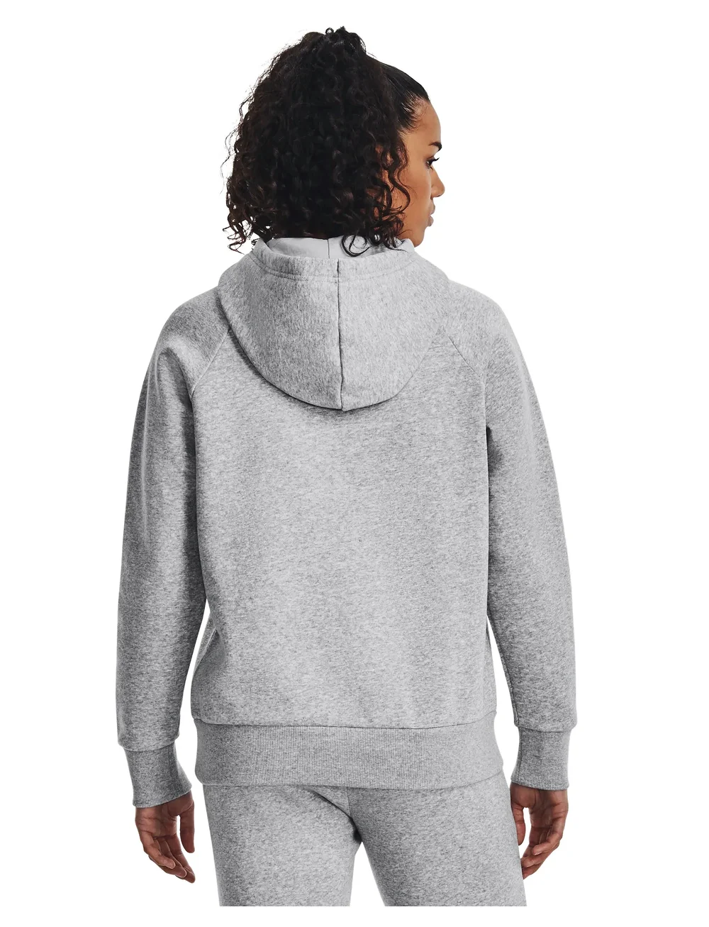Under Armour - UA Rival Fleece Hoodie - huvtröjor - mod gray light heather - 3