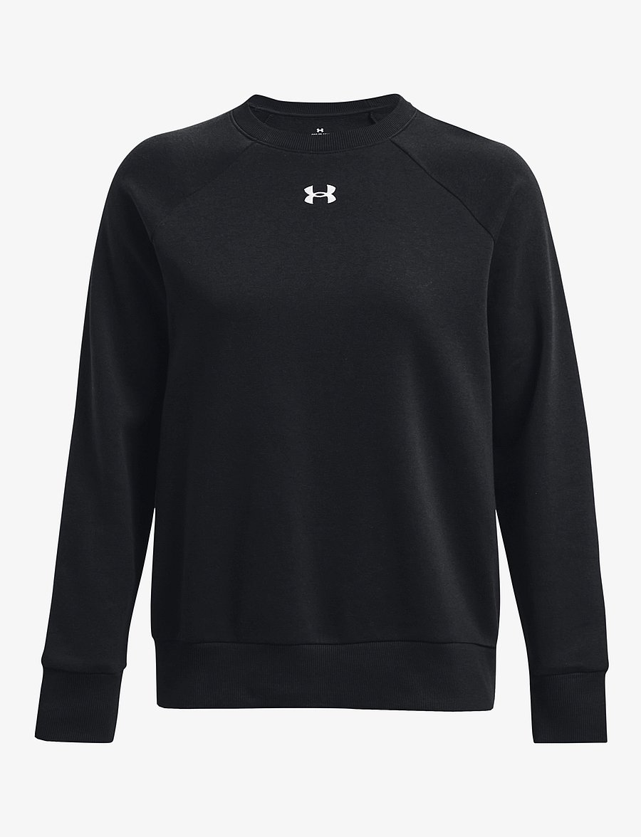 Under Armour - UA Rival Fleece Crew - sweatshirts - black - 1