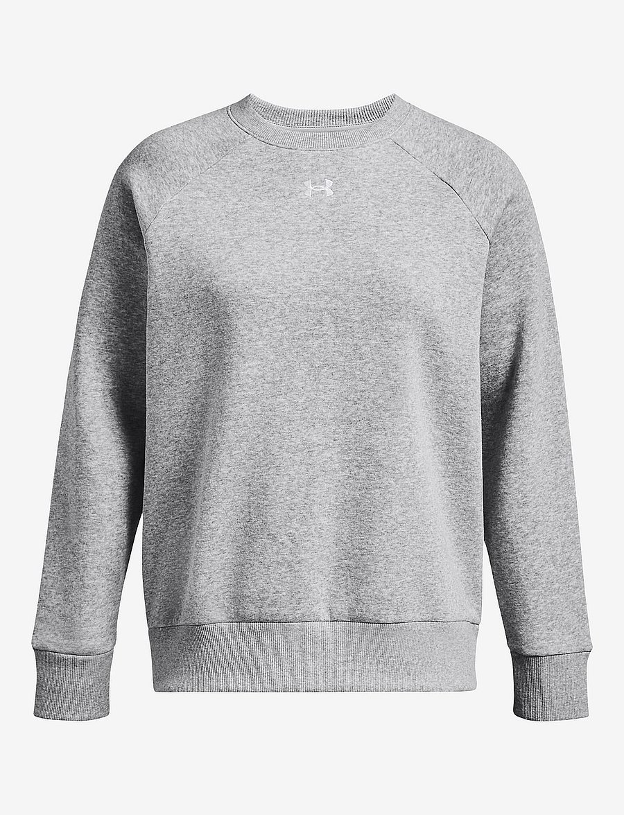 Under Armour - UA Rival Fleece Crew - sweatshirts - mod gray light heather - 1