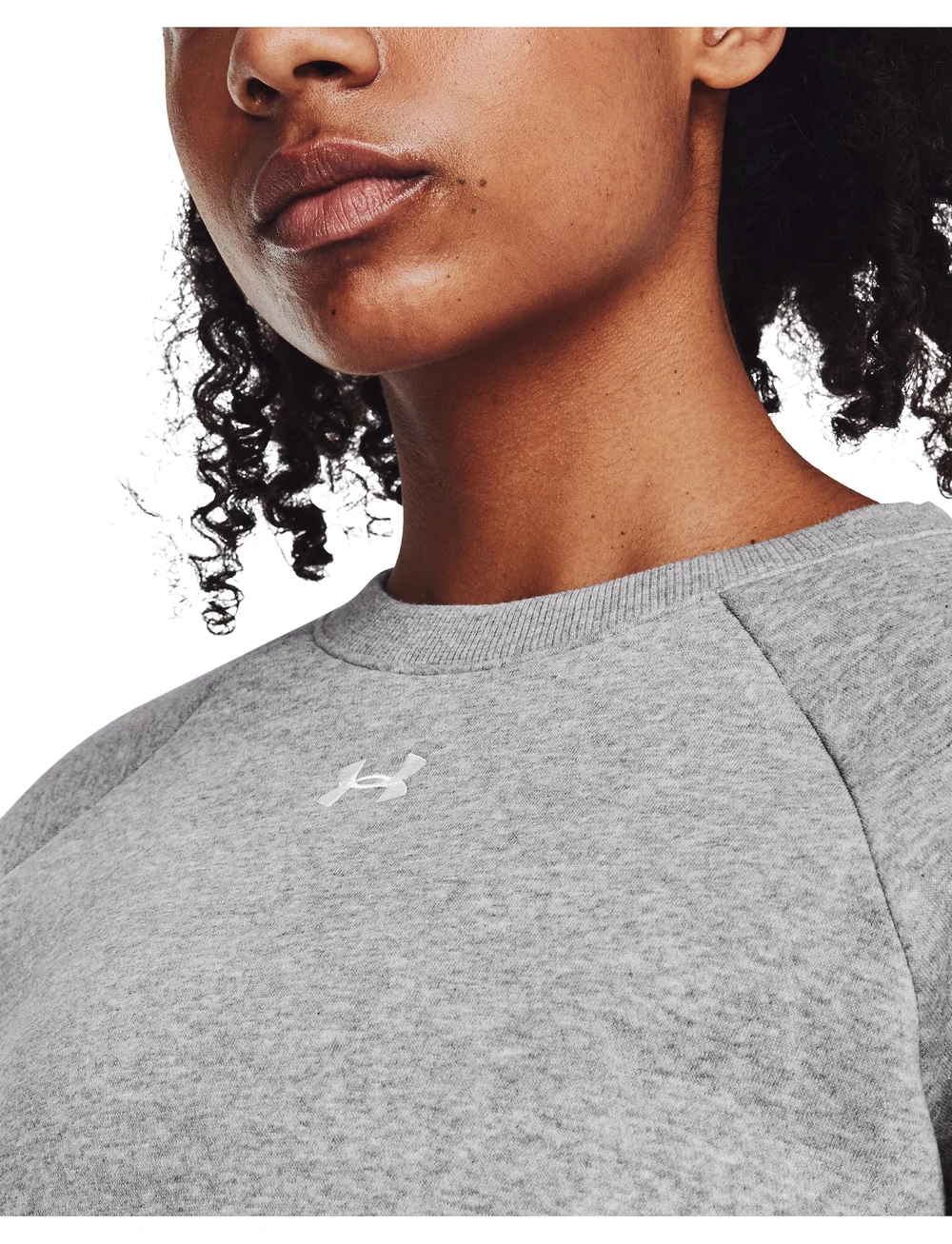 Under Armour - UA Rival Fleece Crew - Överdelar - mod gray light heather - 5