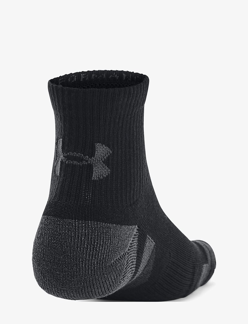Under Armour - UA Performance Tech 3pk Qtr - träningsstrumpor - black - 2