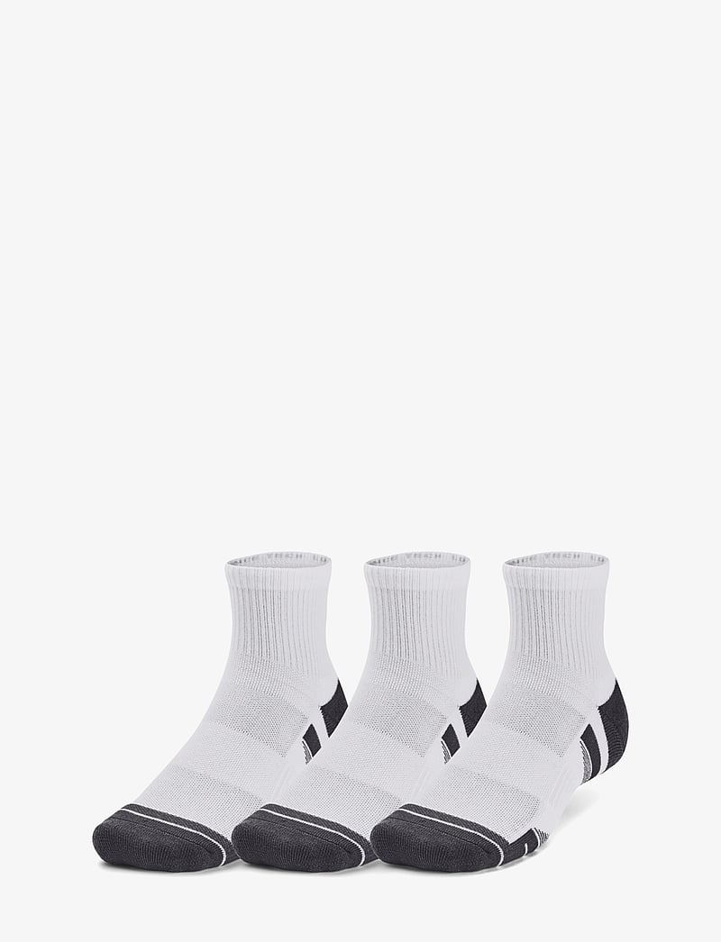 Under Armour - UA Performance Tech 3pk Qtr - strümpfe - white - 0