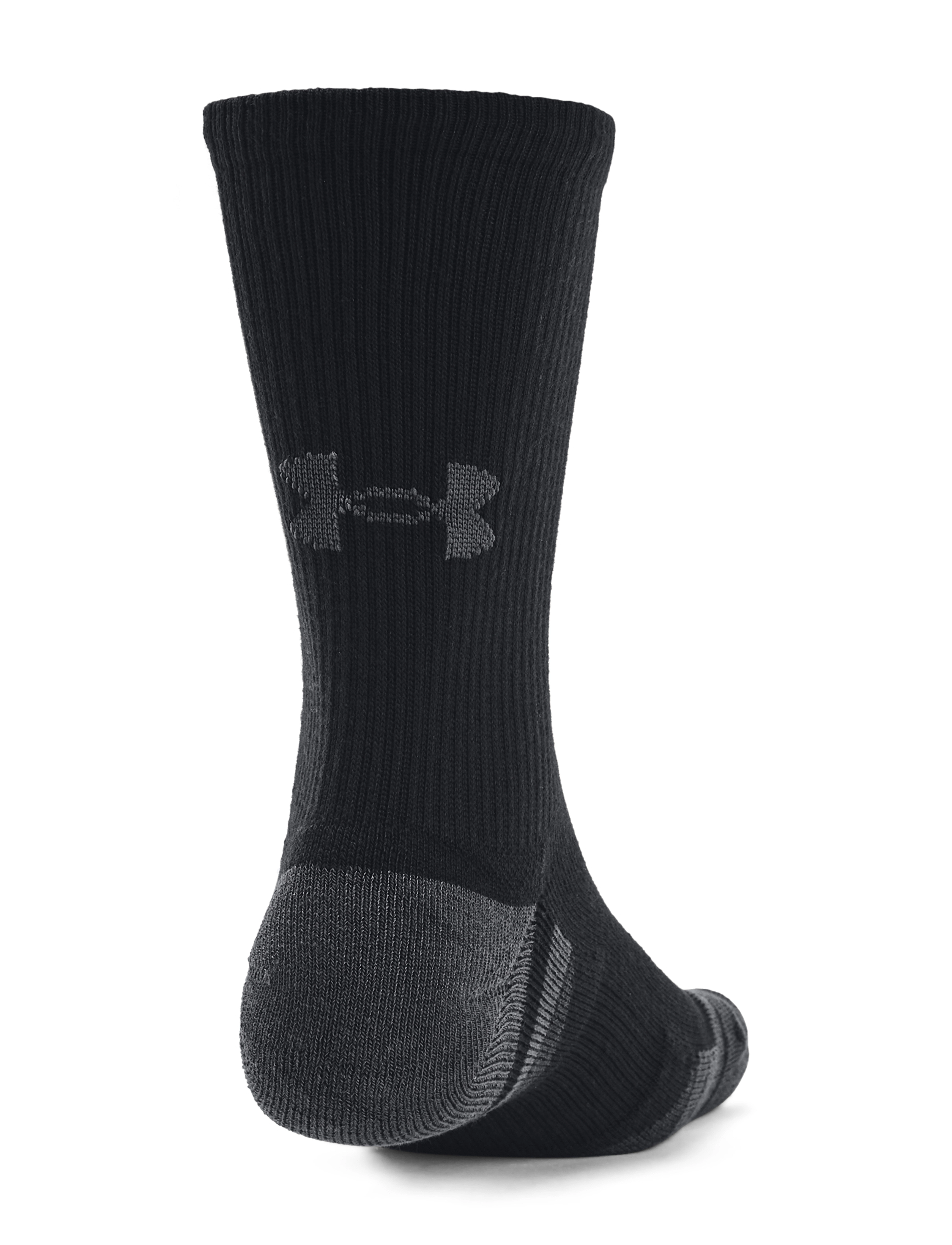 Under Armour - UA Performance Tech 3pk Crew - träningsstrumpor - black - 1