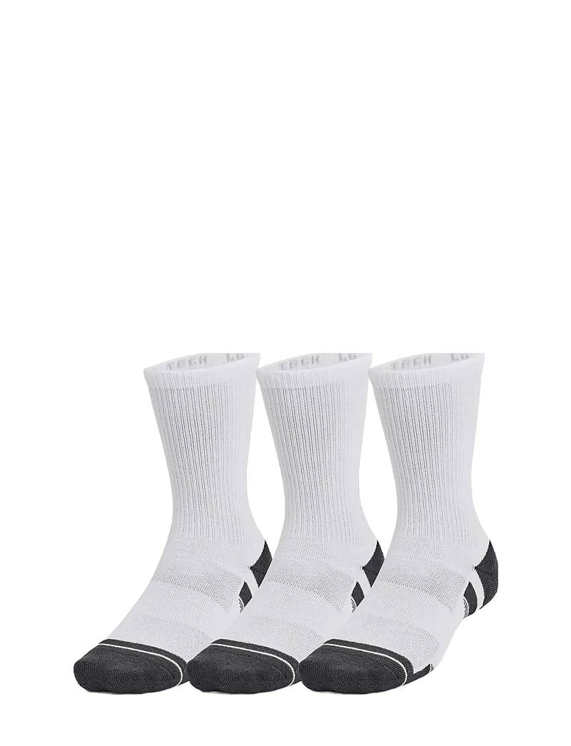 Under Armour - UA Performance Tech 3pk Crew - träningsstrumpor - white - 2