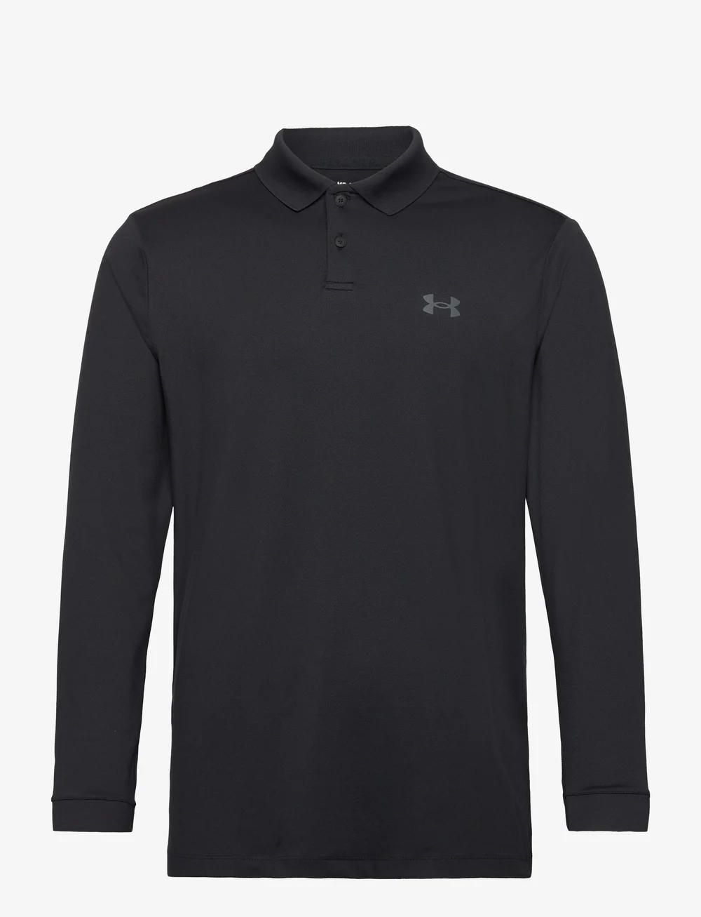 Under Armour - UA Performance 3.0 LS Polo - oberteile & t-shirts - black - 1