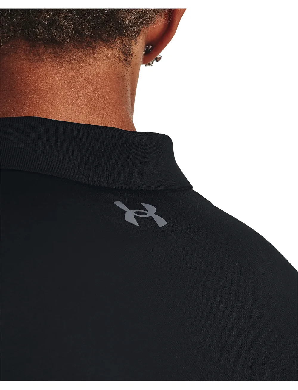 Under Armour - UA Performance 3.0 LS Polo - oberteile & t-shirts - black - 5