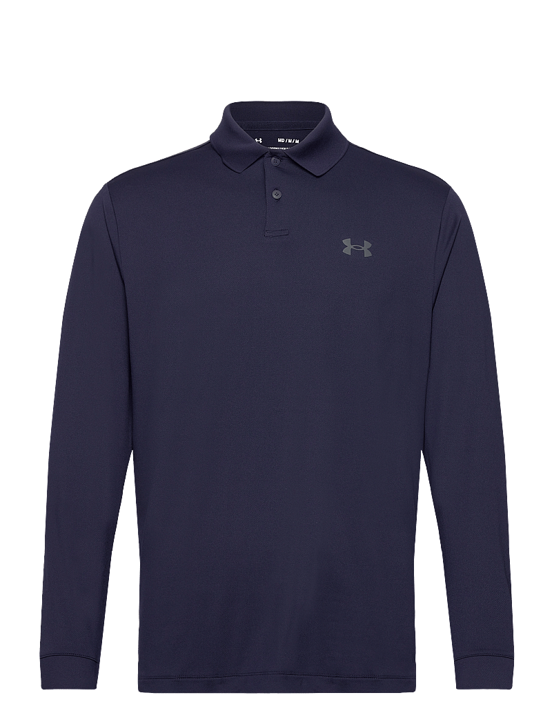Under Armour - UA Performance 3.0 LS Polo - toppe & t-shirts - midnight navy - 1