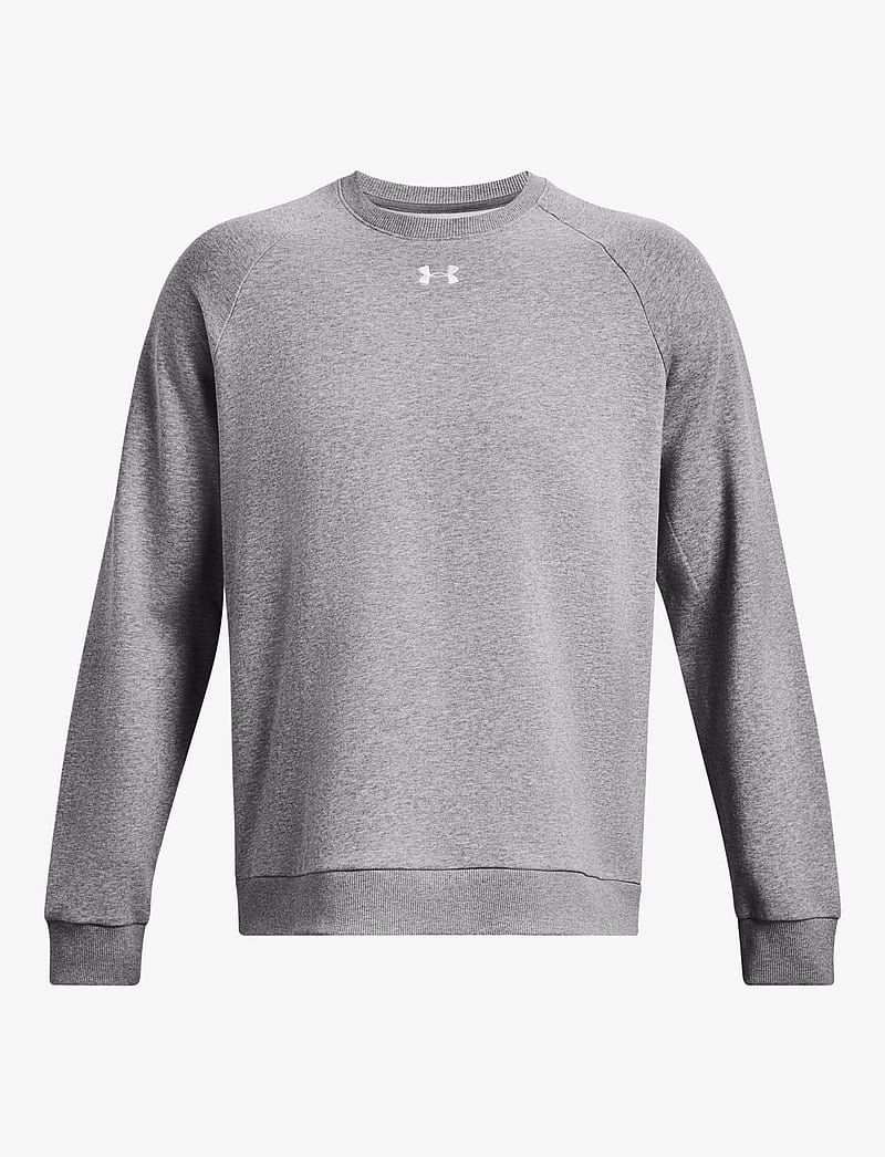 Under Armour - UA Rival Fleece Crew - sweaters - castlerock light heather - 1