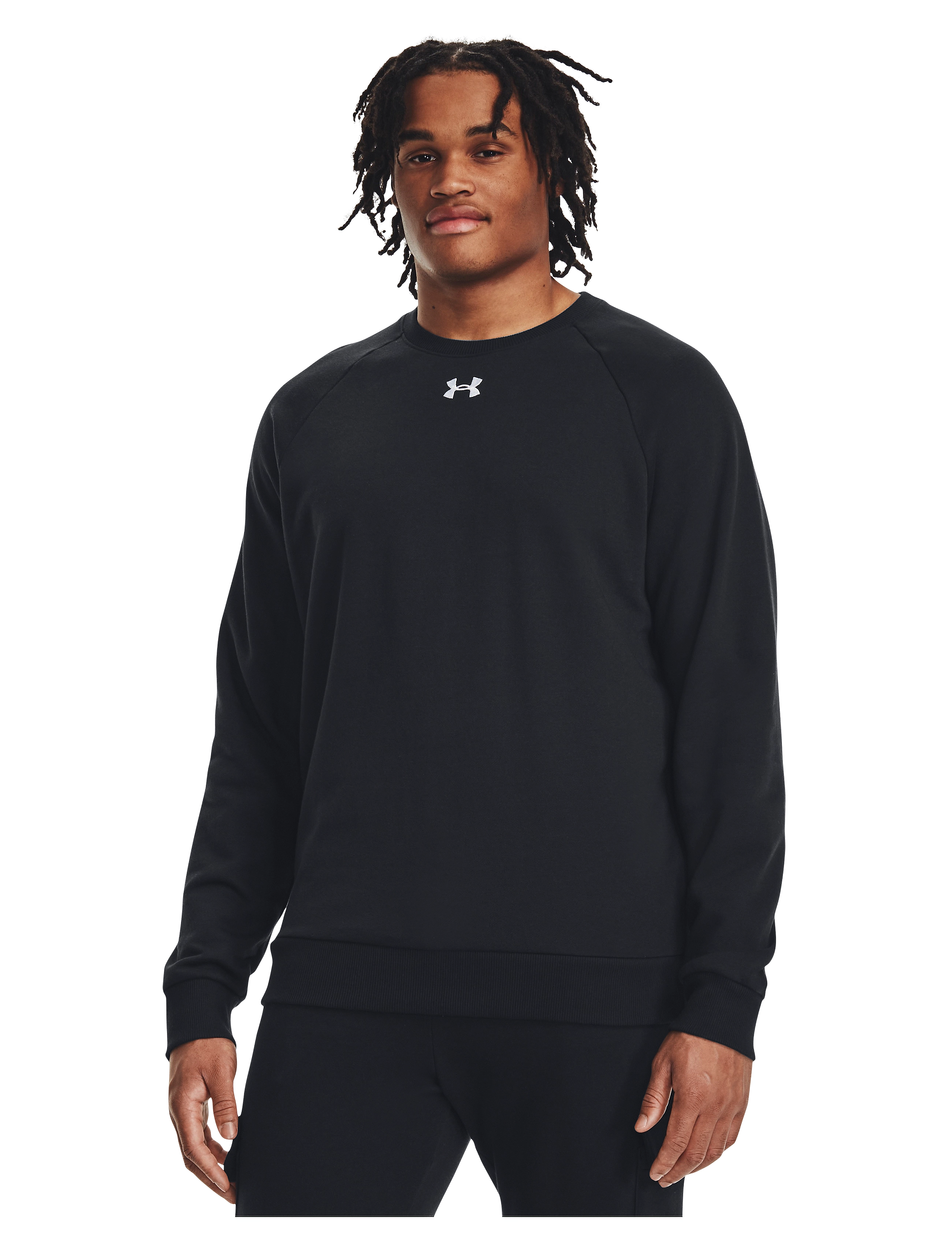 Under Armour - UA Rival Fleece Crew - tops - black - 3