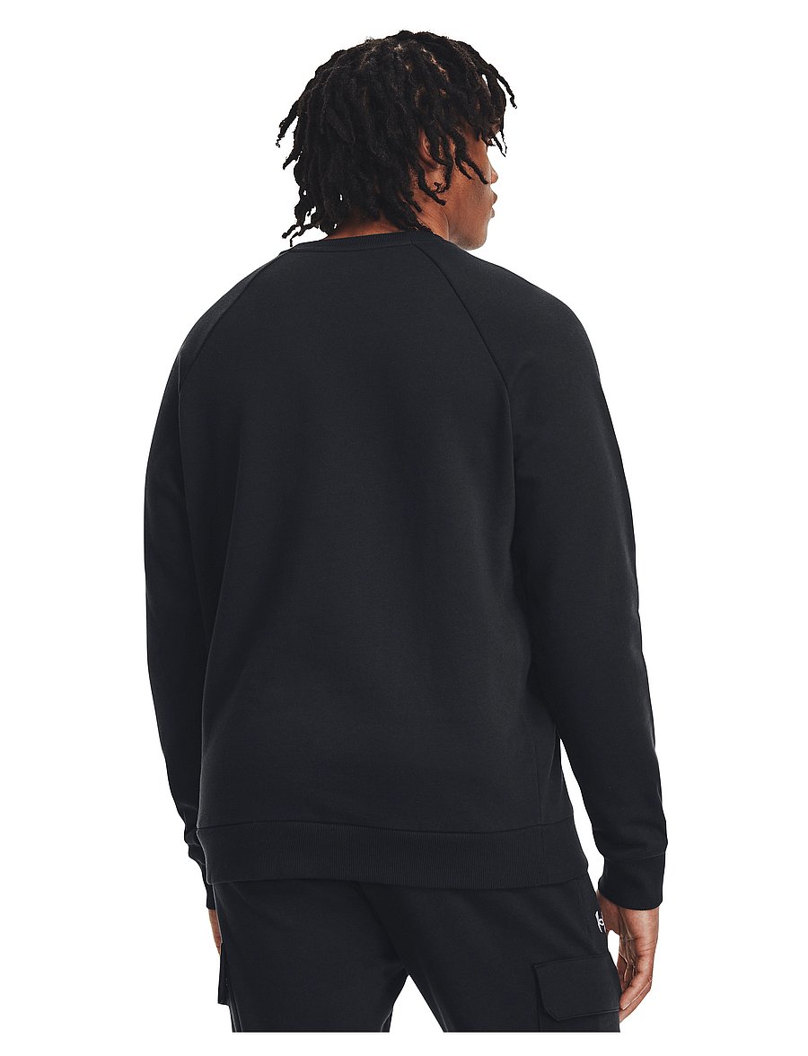 Under Armour - UA Rival Fleece Crew - oberteile - black - 4