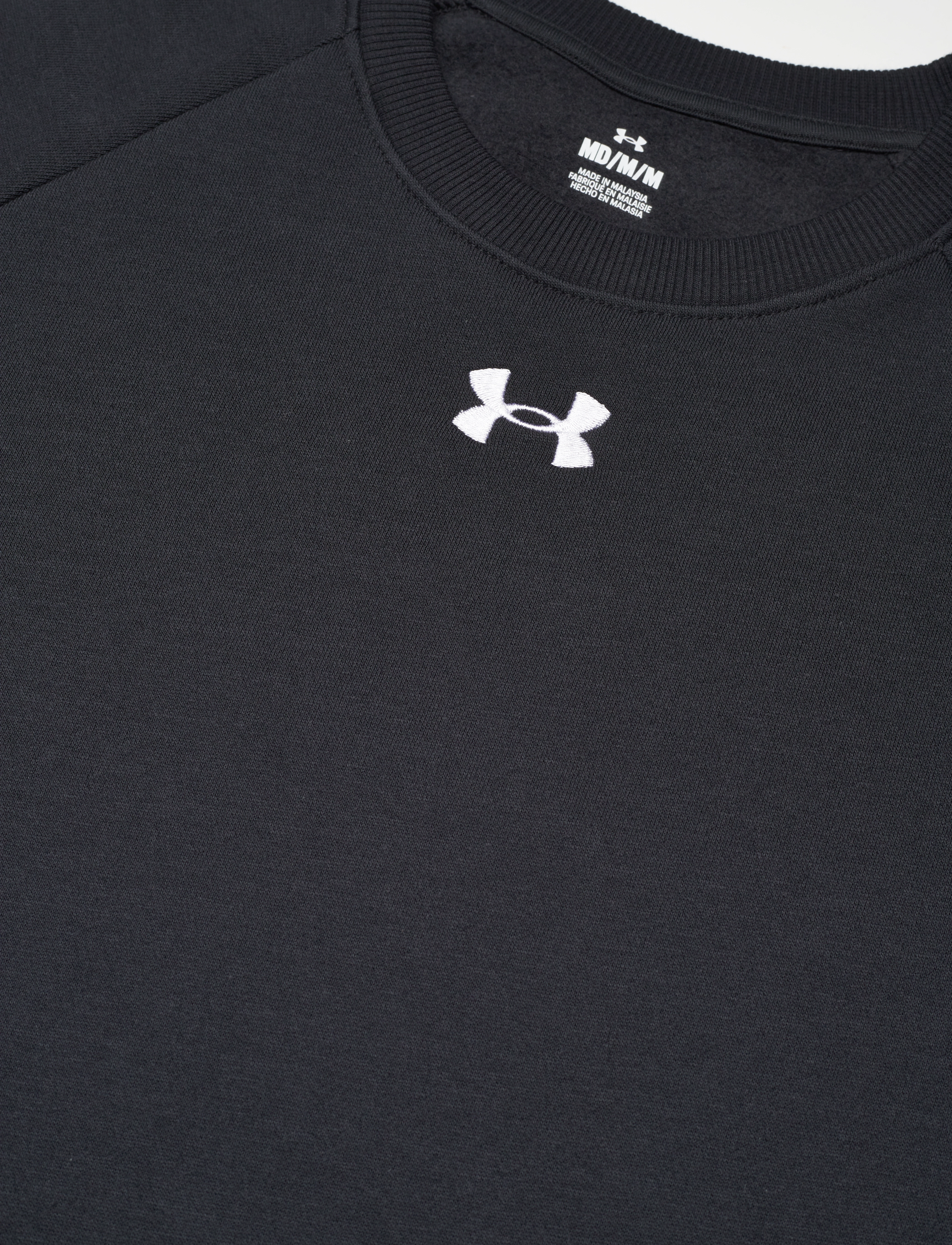 Under Armour - UA Rival Fleece Crew - tops - black - 5