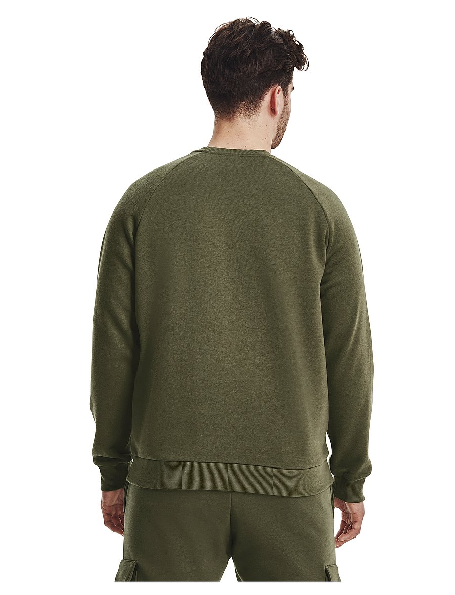 Under Armour - UA Rival Fleece Crew - oberteile - marine od green - 4