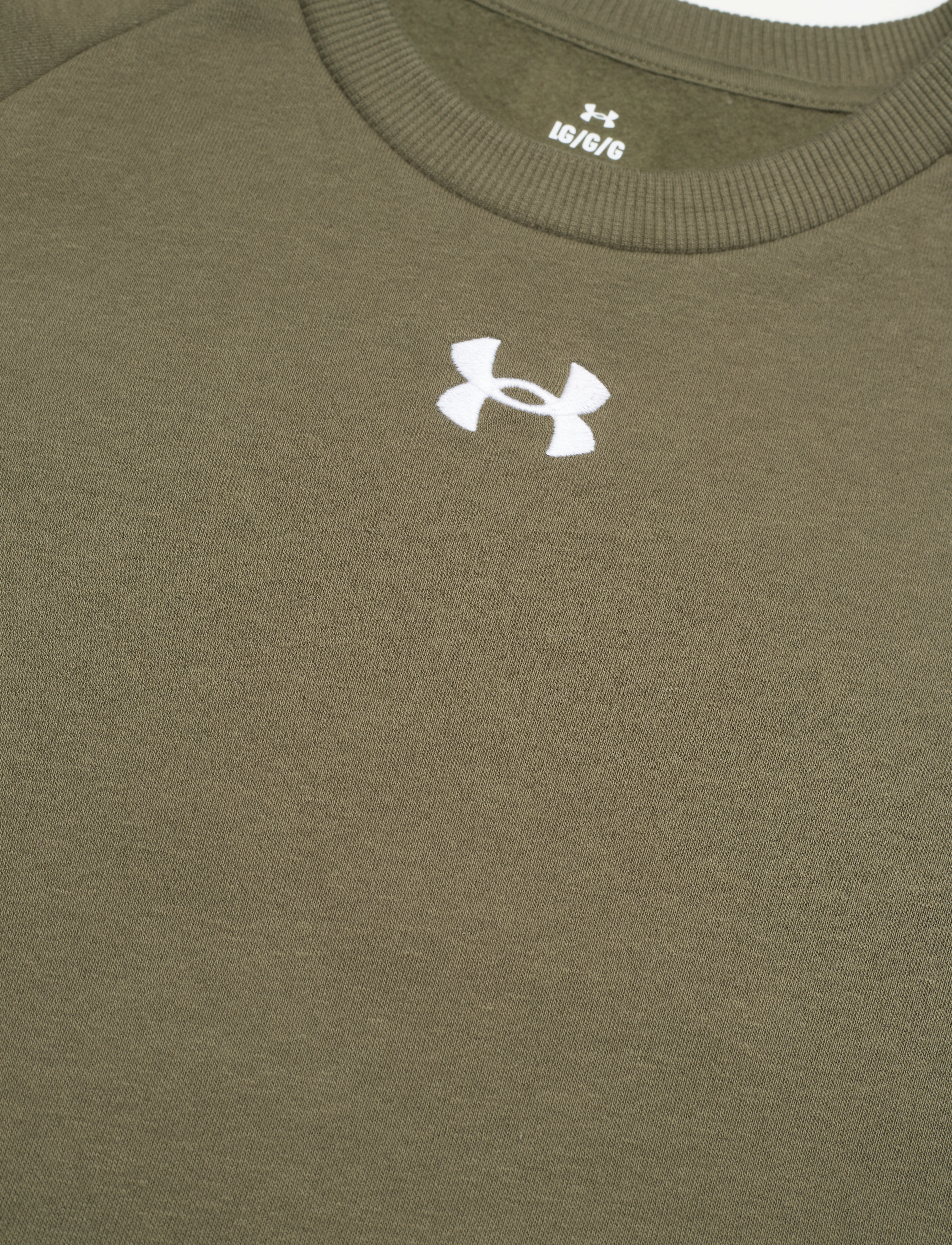 Under Armour - UA Rival Fleece Crew - tops - marine od green - 5