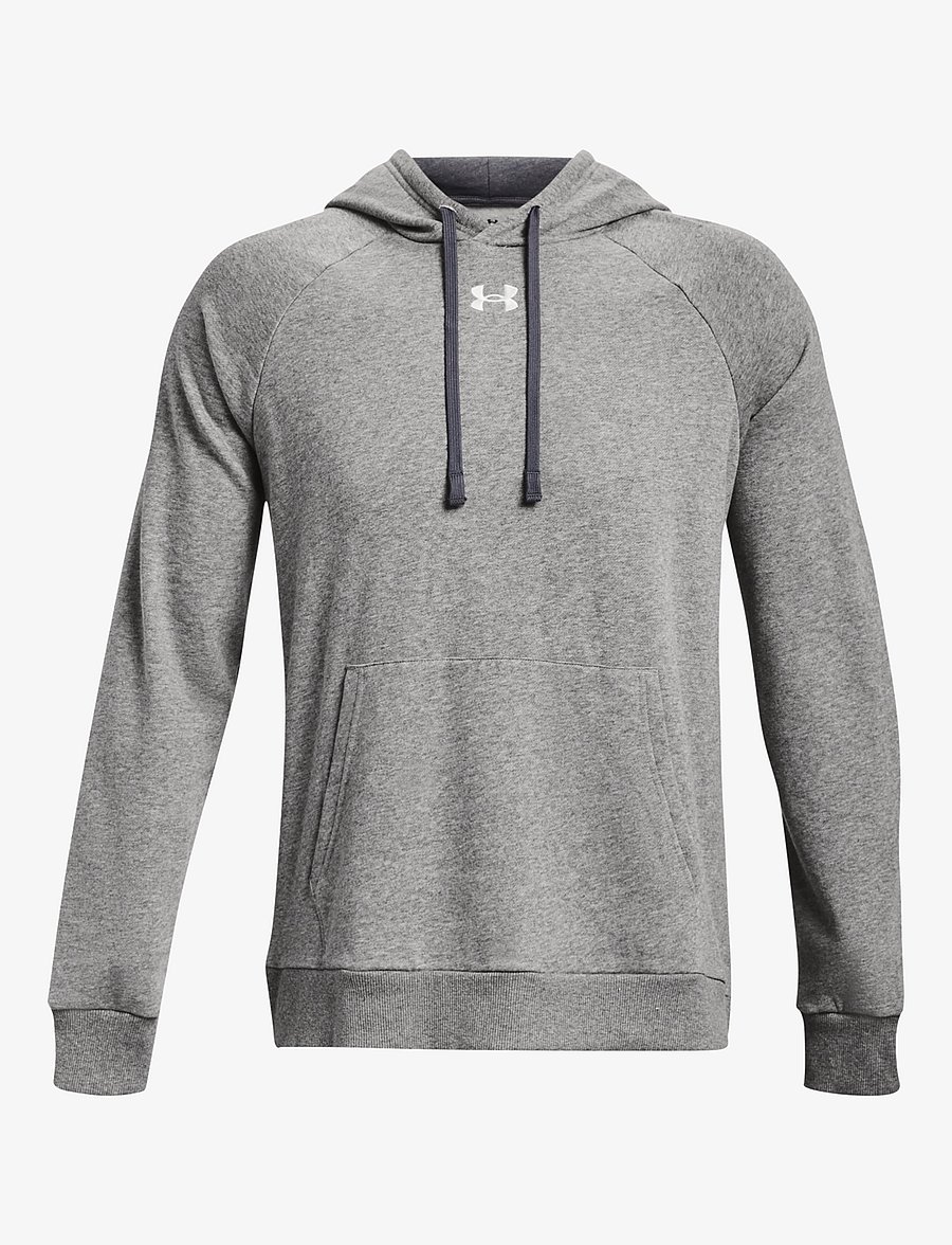 Under Armour - UA Rival Fleece Hoodie - pulls a capuche - castlerock light heather - 1
