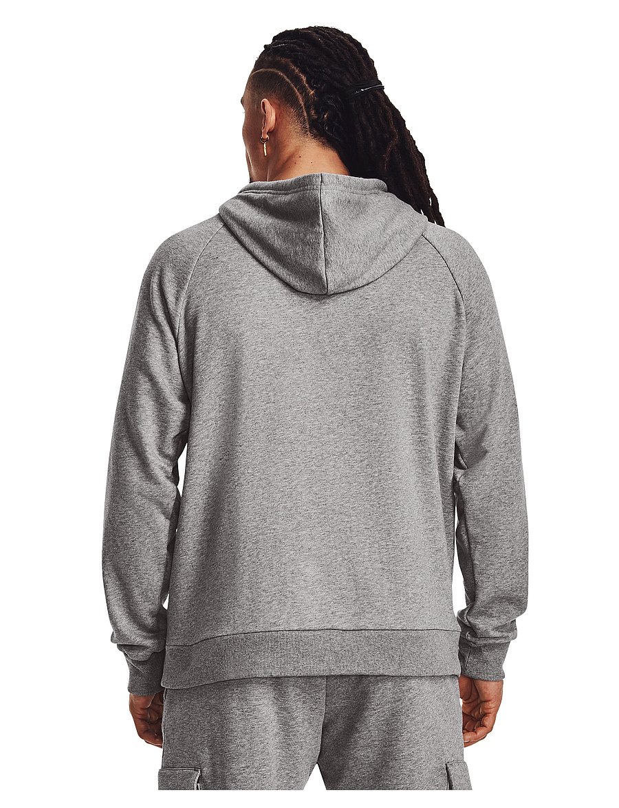 Under Armour - UA Rival Fleece Hoodie - pulls a capuche - castlerock light heather - 3