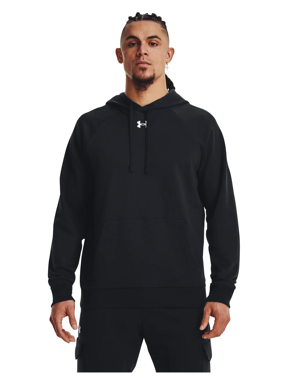 Under Armour - UA Rival Fleece Hoodie - huvtröjor - black - 3