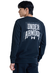 Under Armour - UA Rival Terry Graphic Crew - klær - black - 4