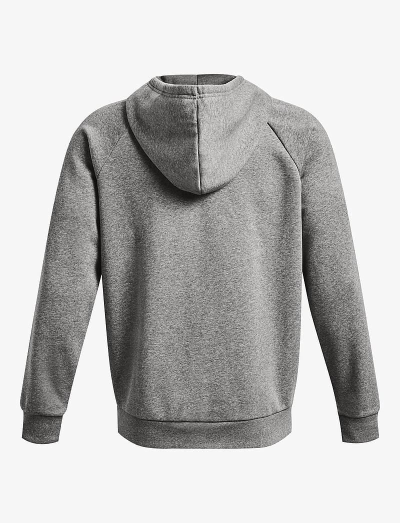 Under Armour - UA Rival Fleece FZ Hoodie - huvtröjor - castlerock light heather - 1
