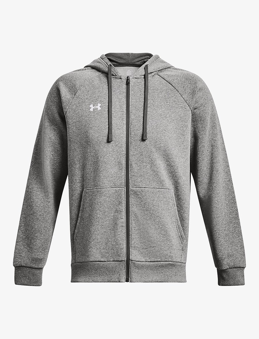 Under Armour - UA Rival Fleece FZ Hoodie - overdele - castlerock light heather - 2