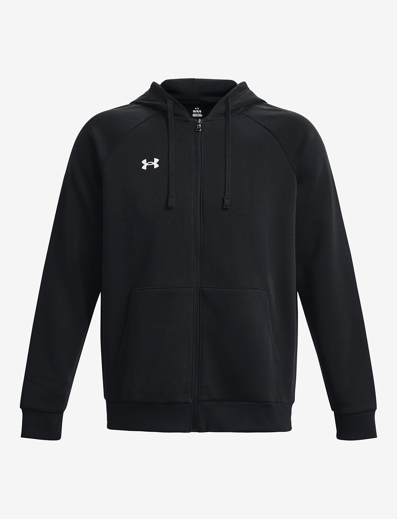 Under Armour - UA Rival Fleece FZ Hoodie - huvtröjor - black - 1