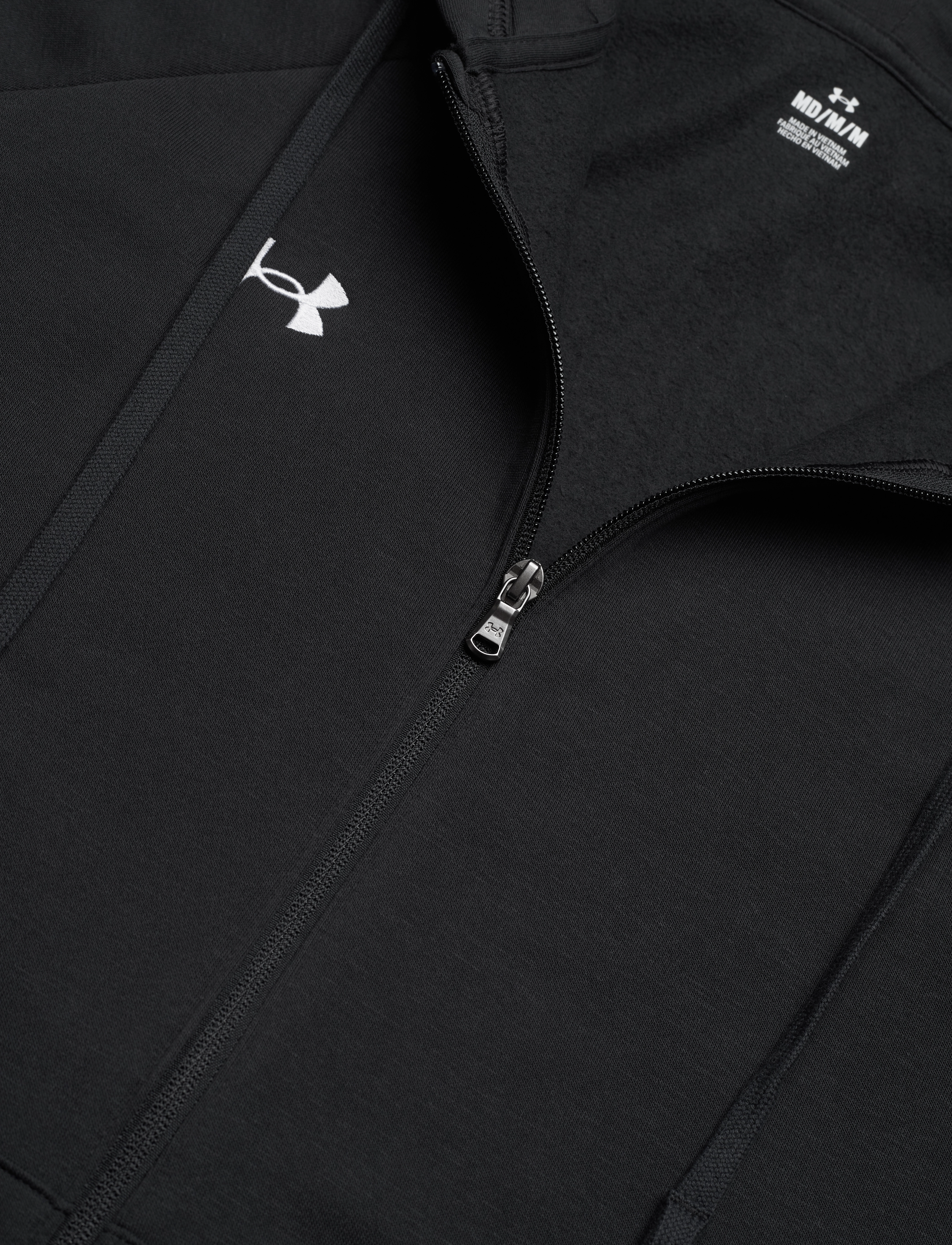 Under Armour - UA Rival Fleece FZ Hoodie - overdele - black - 5