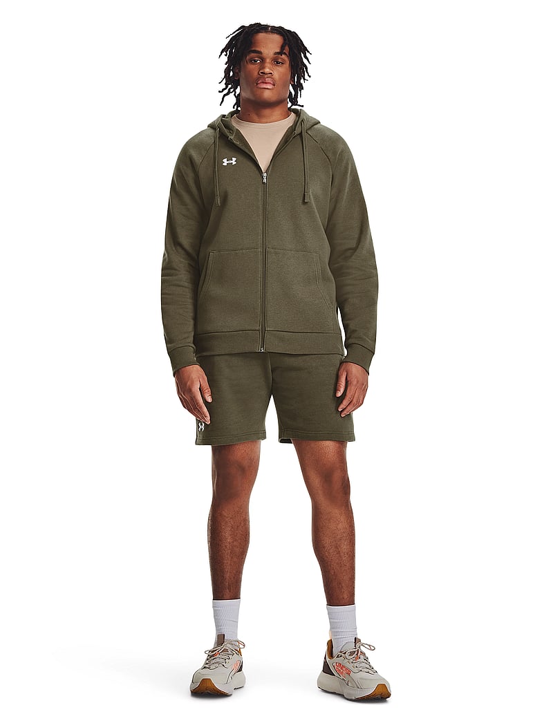Under Armour - UA Rival Fleece FZ Hoodie - huvtröjor - marine od green - 0