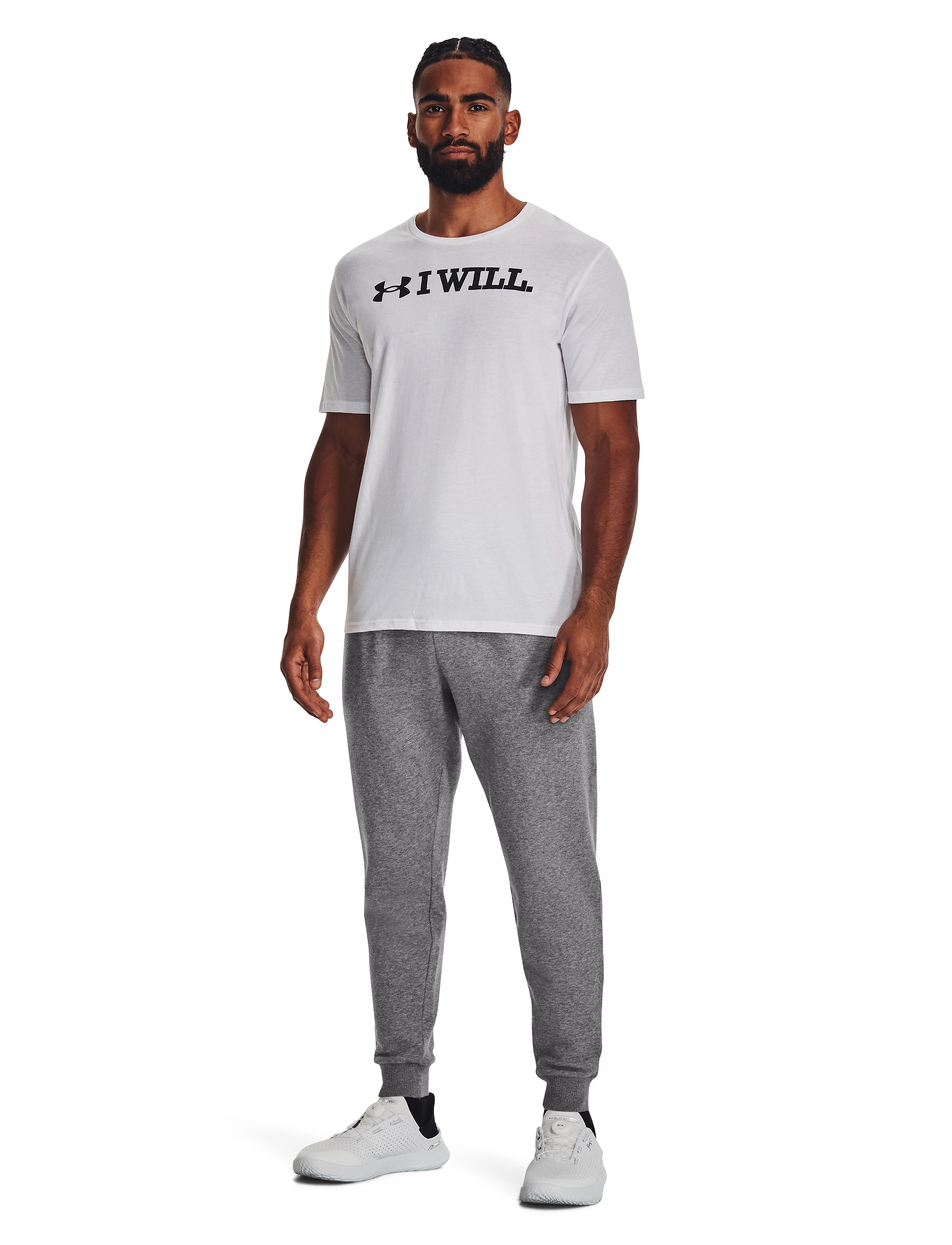 Under Armour Ua Rival Fleece Joggers, Mænd, Fleece Joggers, Grå, Str: XXL