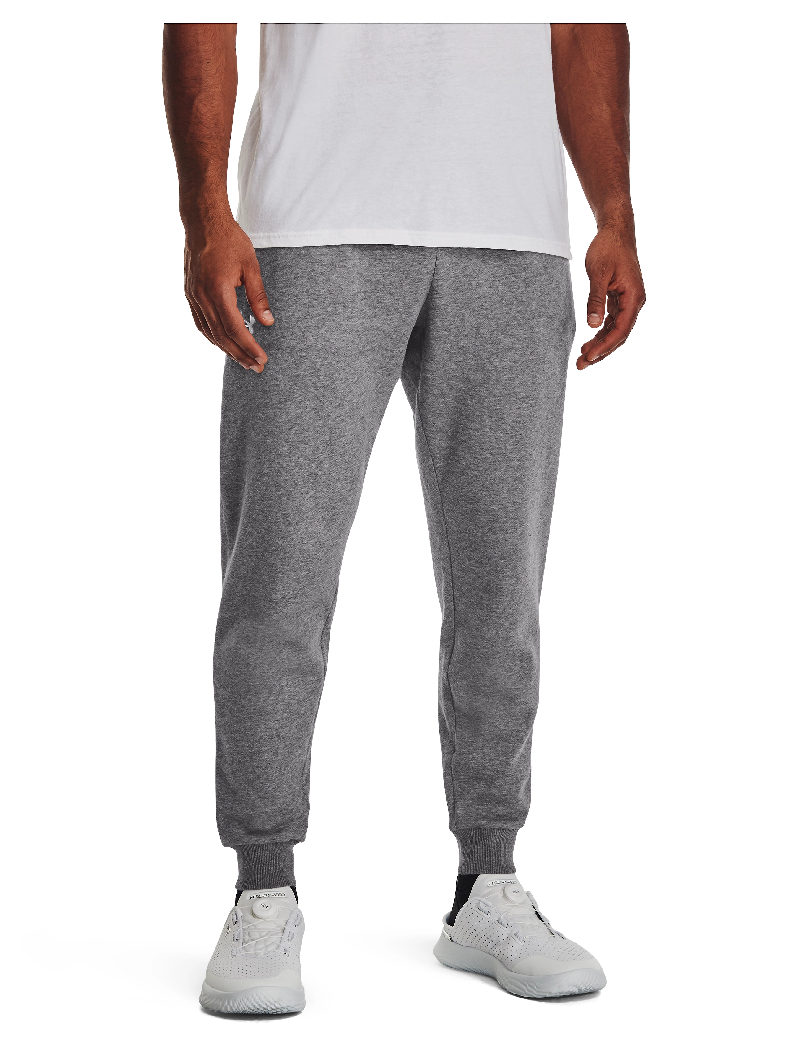 Under Armour - UA Rival Fleece Joggers - bukser - castlerock light heather - 3