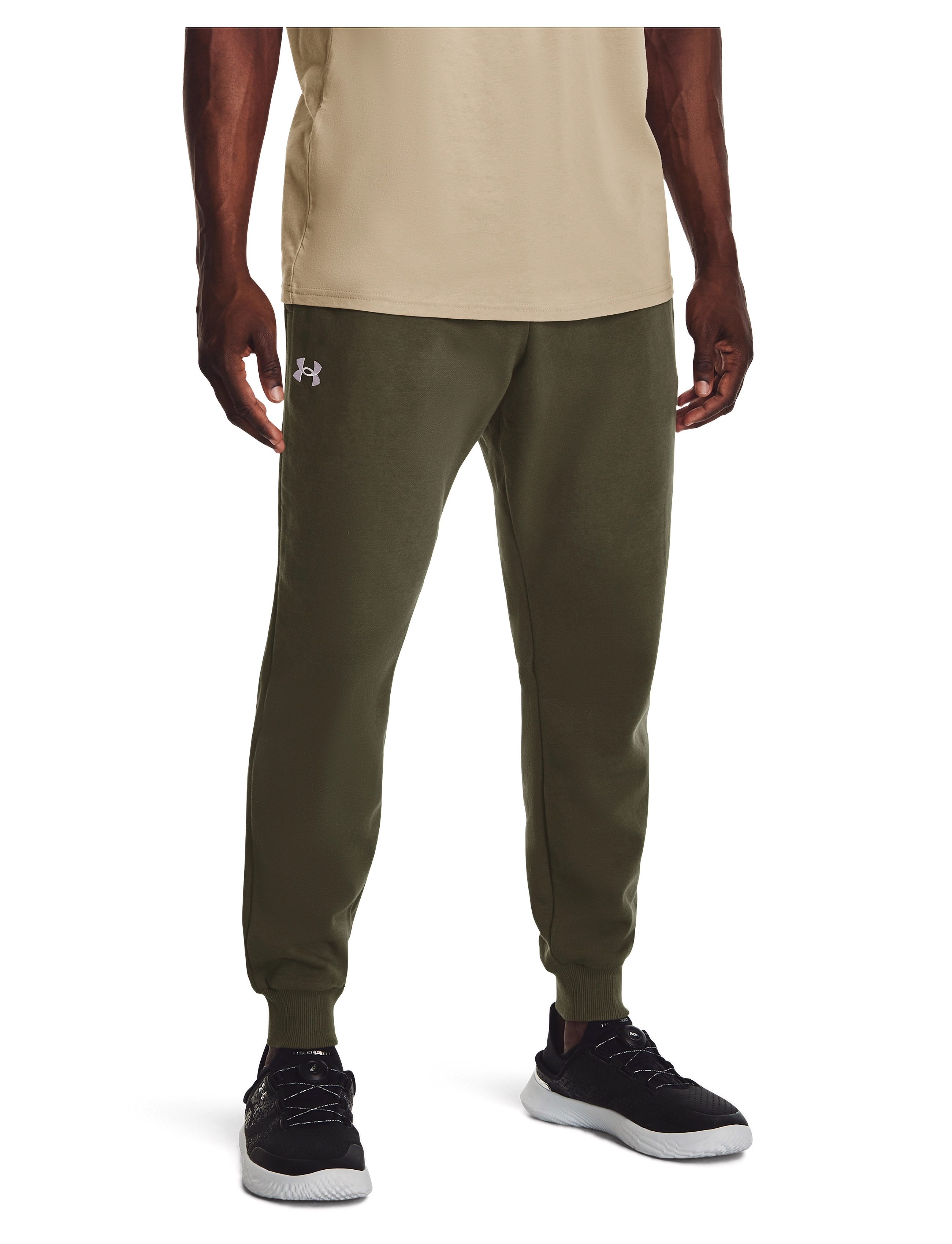 Under Armour Ua Rival Fleece Joggers, Mænd, Fleece Joggers, Kakigrøn, Str: S
