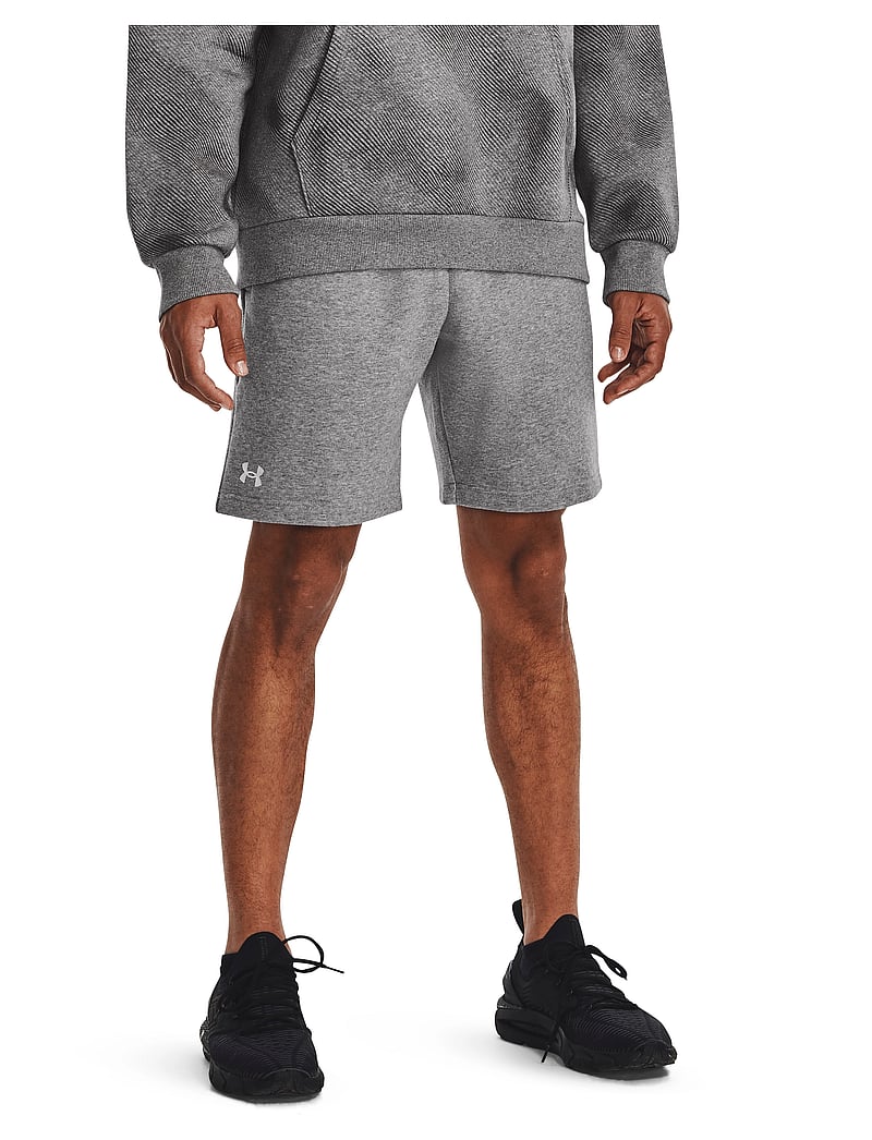 Under Armour - UA Rival Fleece Shorts - hosen - castlerock light heather - 3