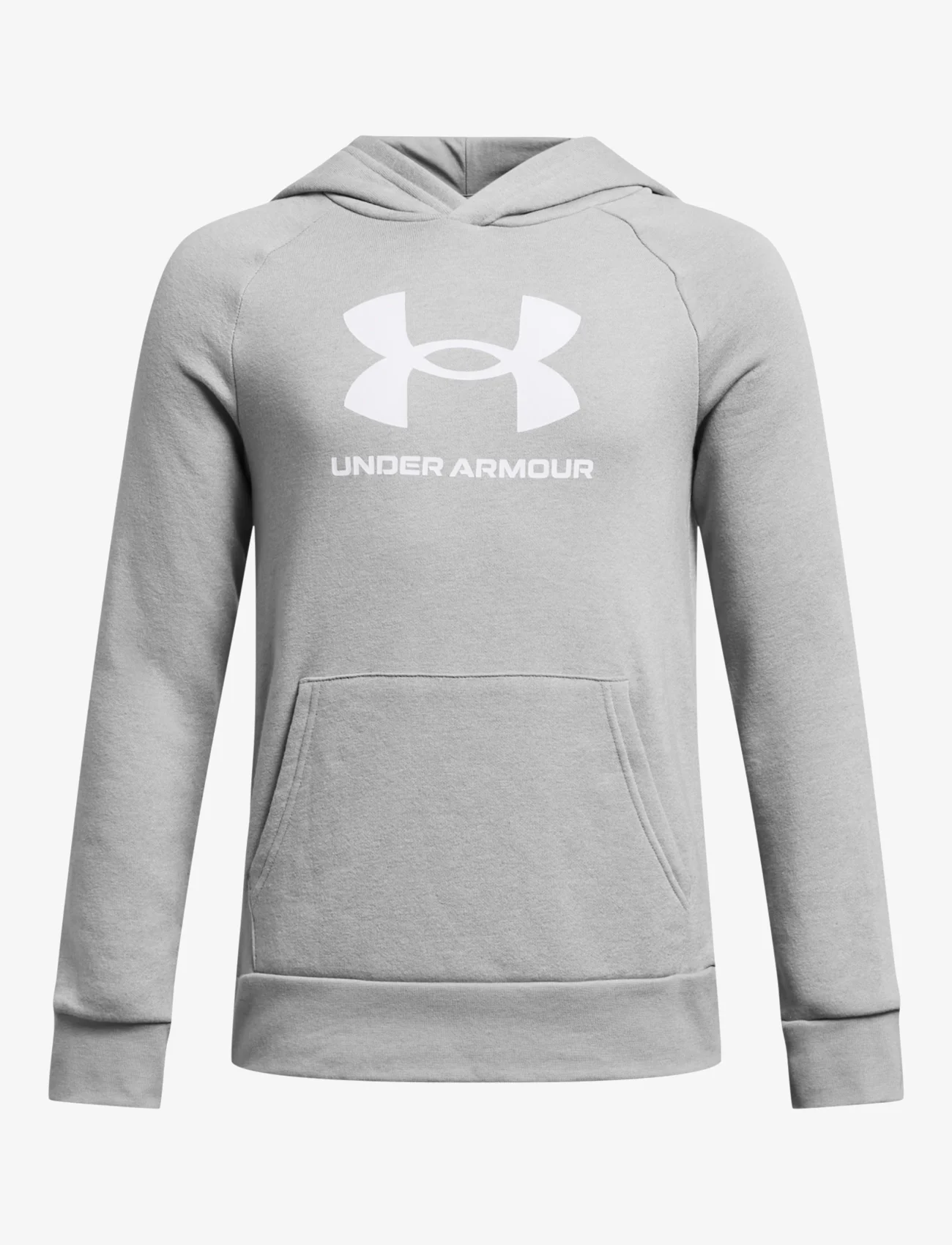Under Armour - UA Rival Fleece BL Hoodie - džemperiai su gobtuvu - gray - 0