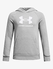 Under Armour - UA Rival Fleece BL Hoodie - hættetrøjer - gray - 0