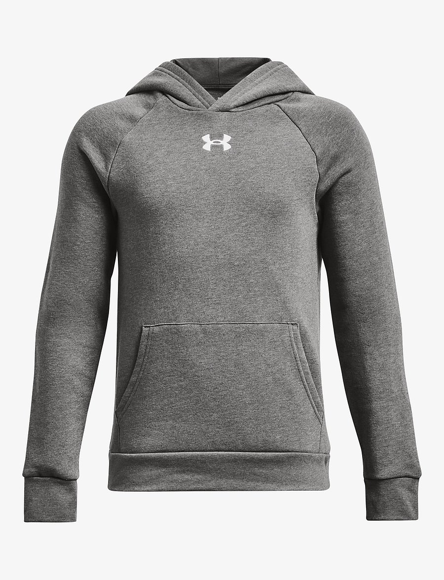 Under Armour - UA Rival Fleece Hoodie - bluzy z kapturem - castlerock light heather - 0
