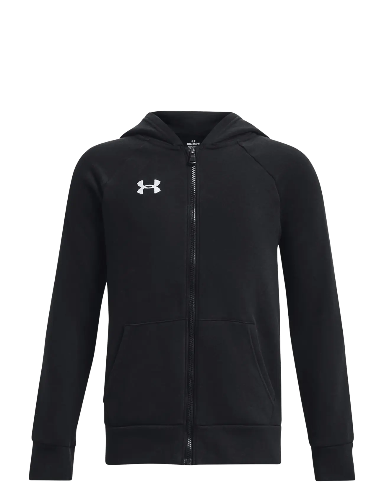 Under Armour UA Rival Fleece FZ Hoodie - Overdele - BLACK / black