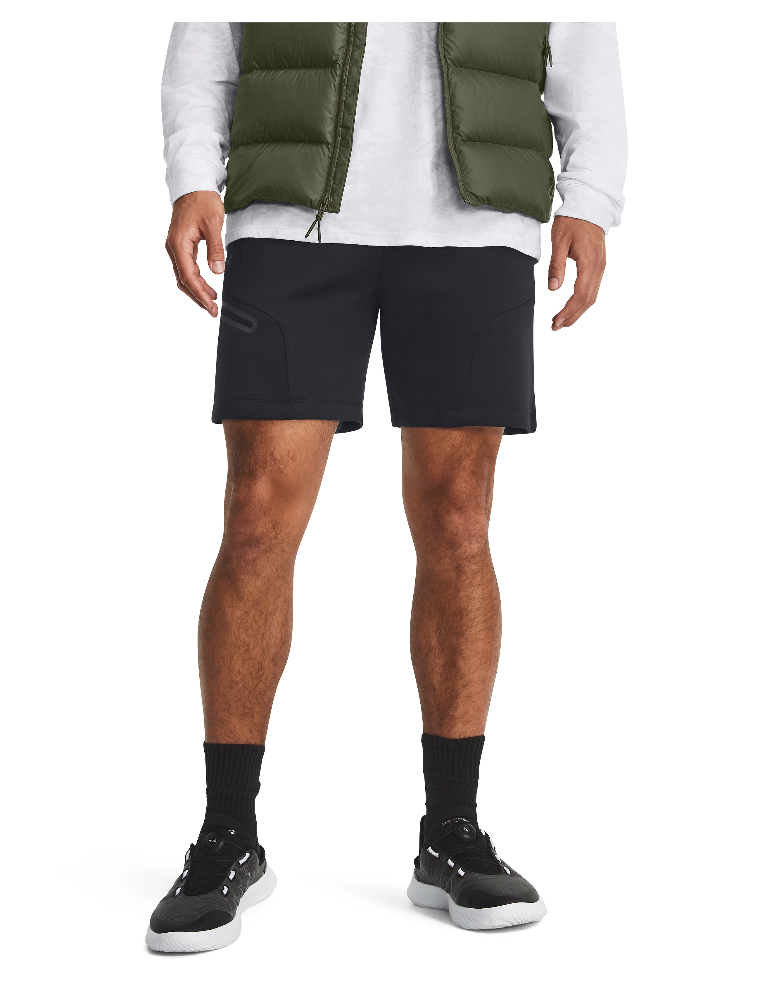 Under Armour - UA Unstoppable Flc Shorts - black - 3